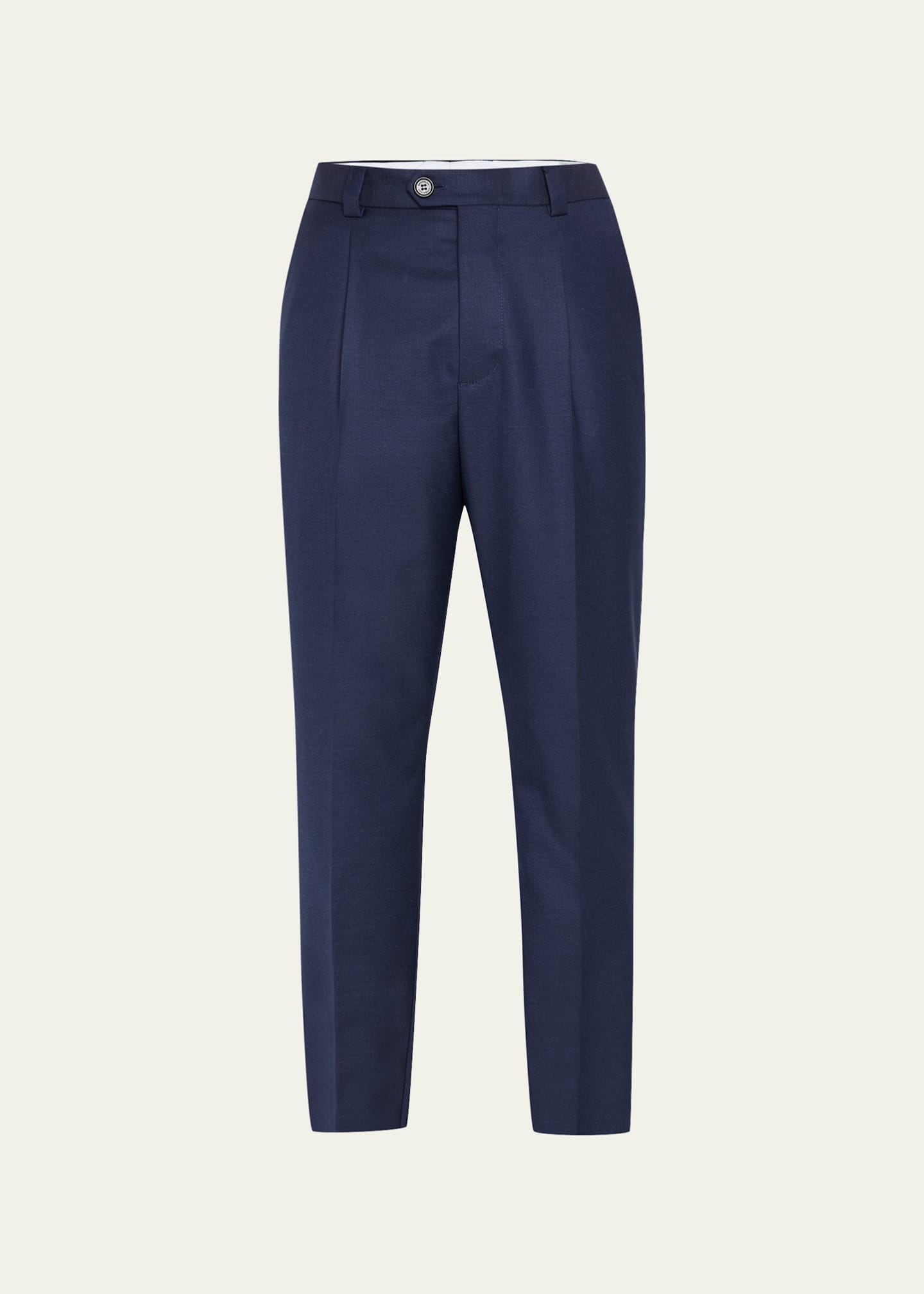 Brunello Cucinelli Men s Wool Pleated Dress Pants Bergdorf Goodman