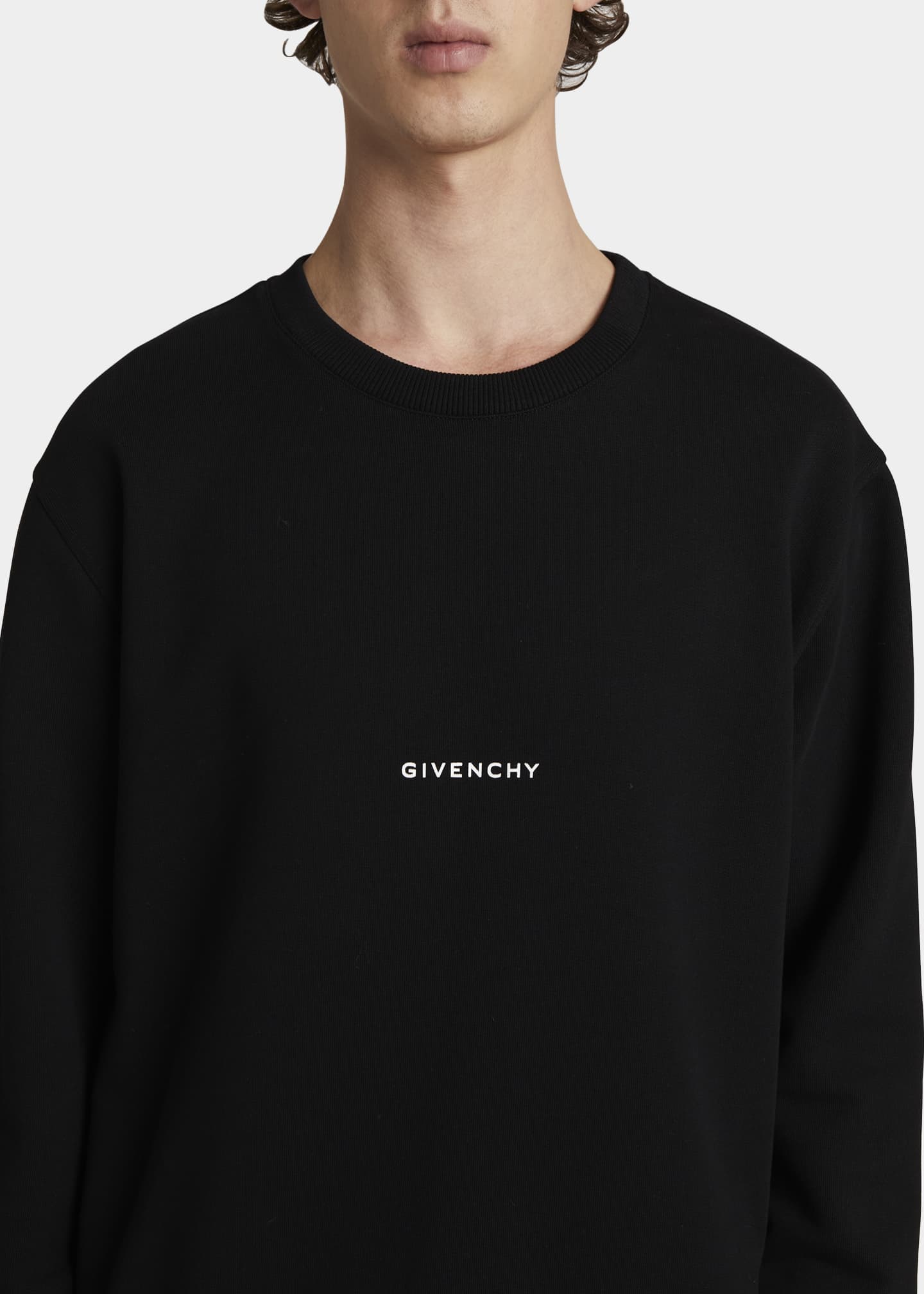 Givenchy Men's Basic Logo Crew T-Shirt - Bergdorf Goodman