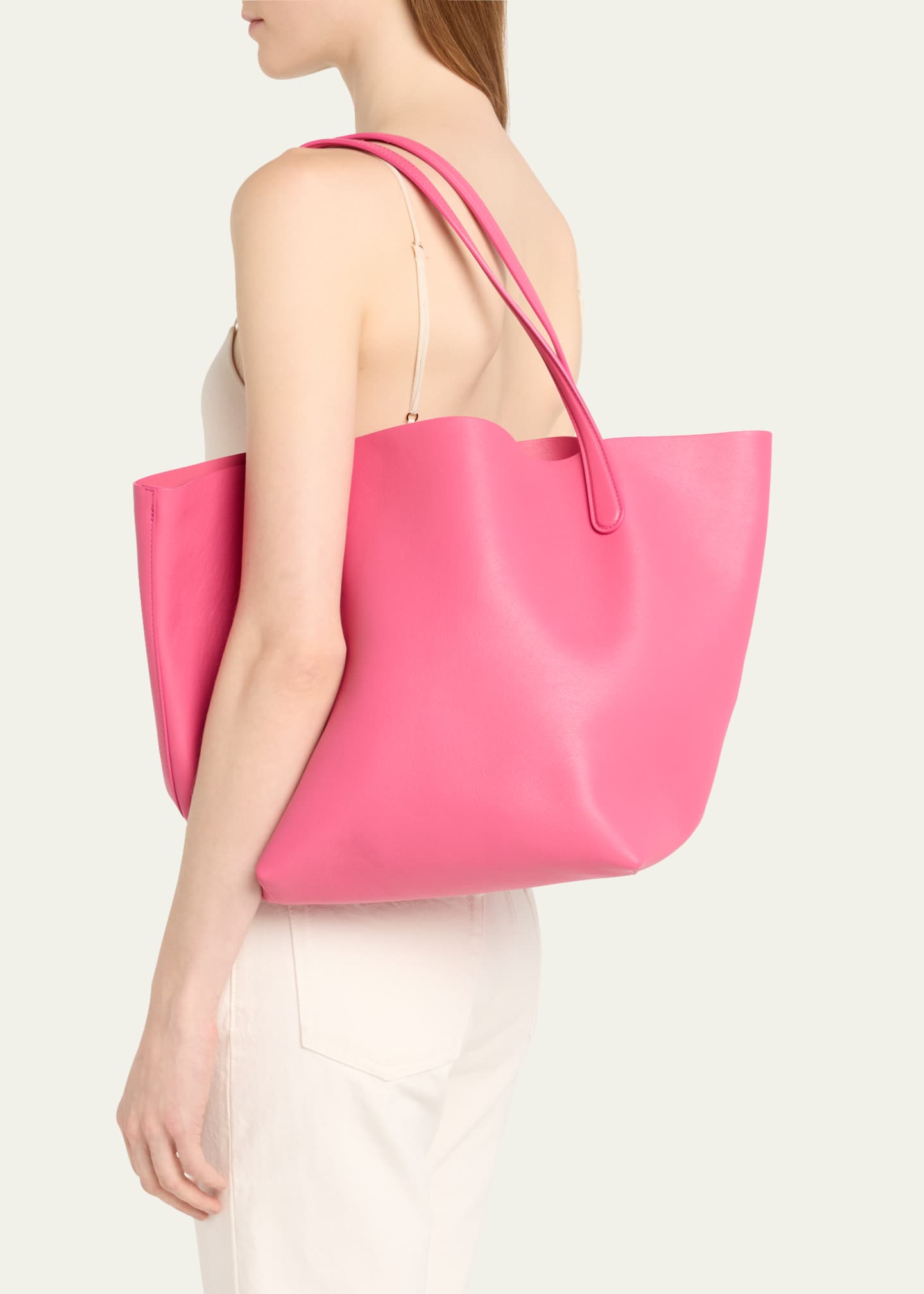 Mansur Gavriel Everyday Soft Leather Tote Bag Image 2 of 5