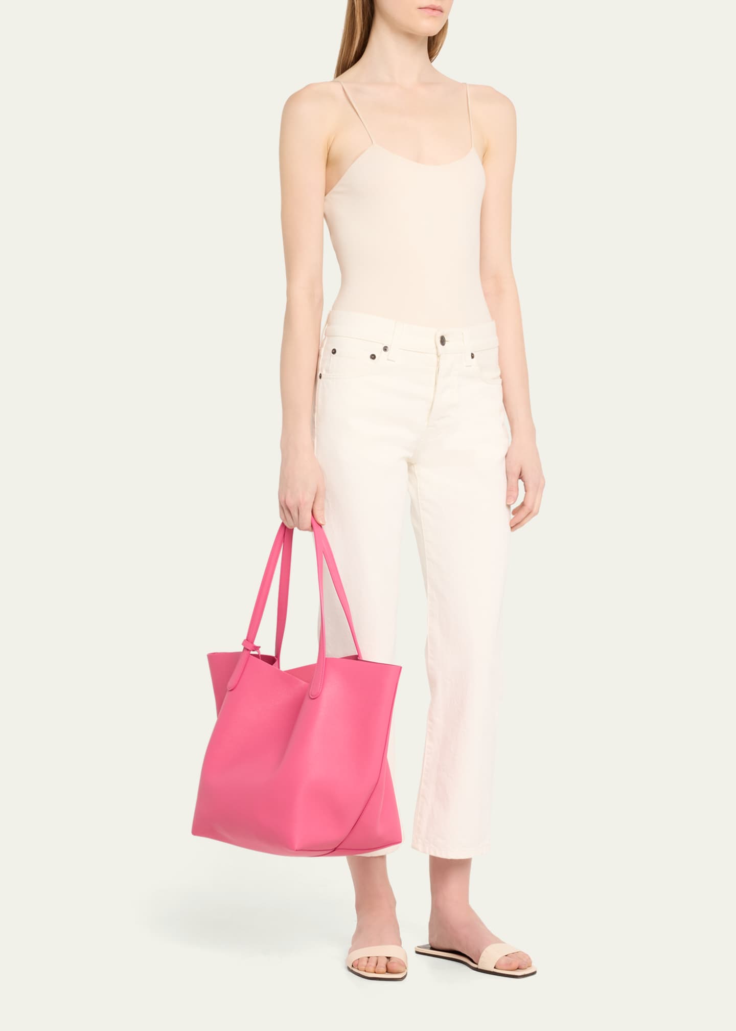 Mansur Gavriel Everyday Soft Leather Tote Bag Image 5 of 5