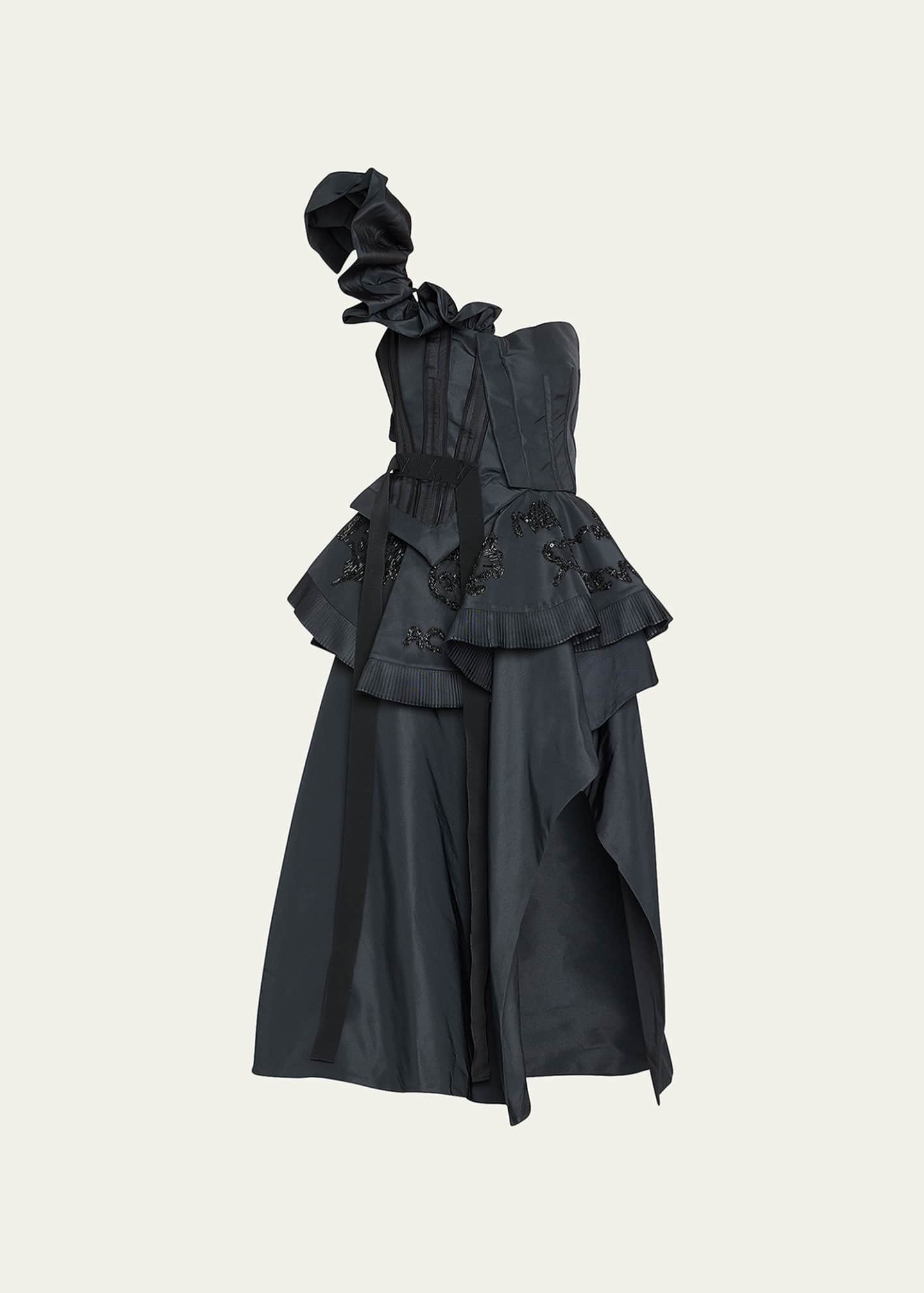 Embellished 2025 peplum dress