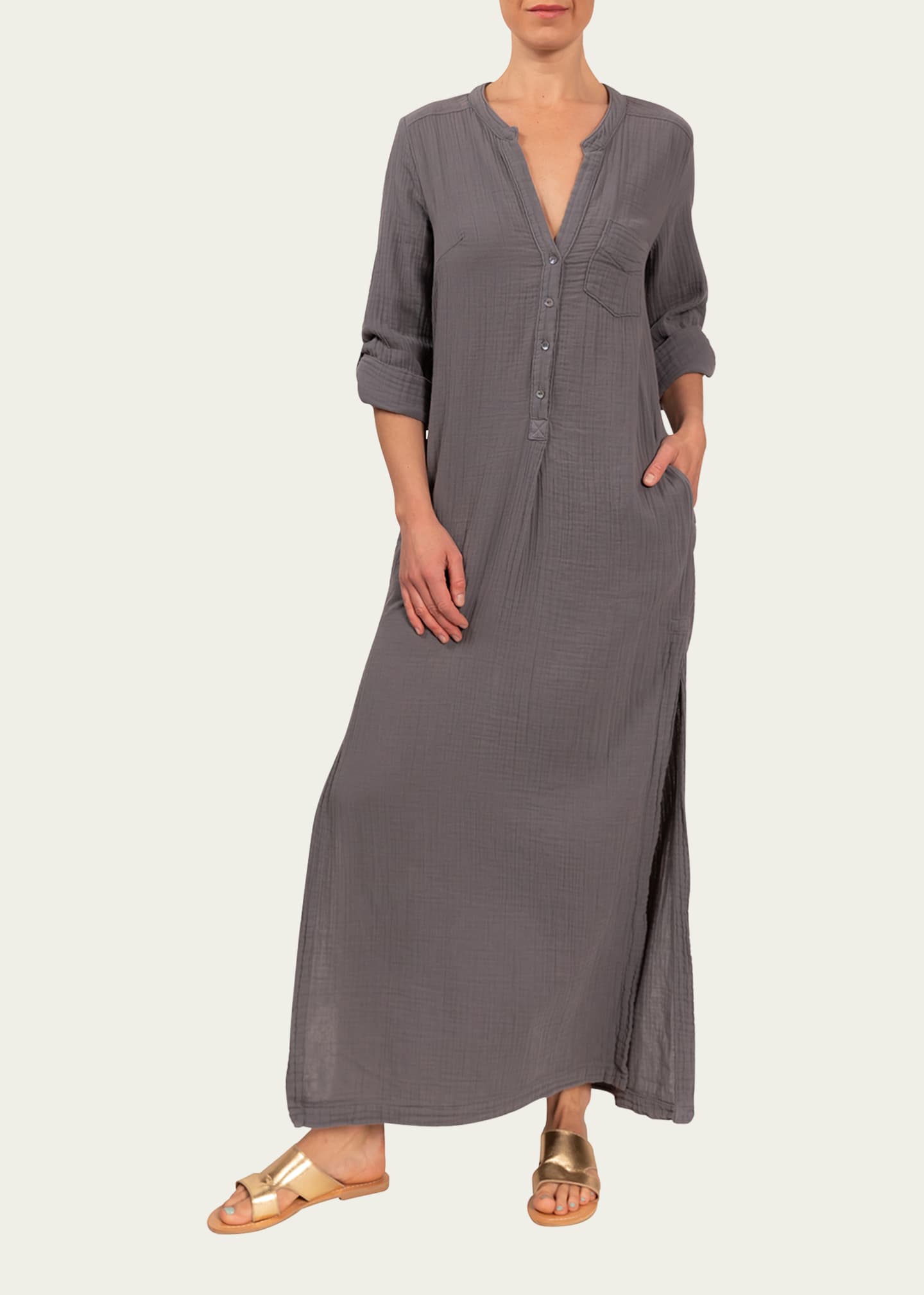 Everyday Ritual Tracey Gauze Kaftan Coverup Dress Bergdorf Goodman