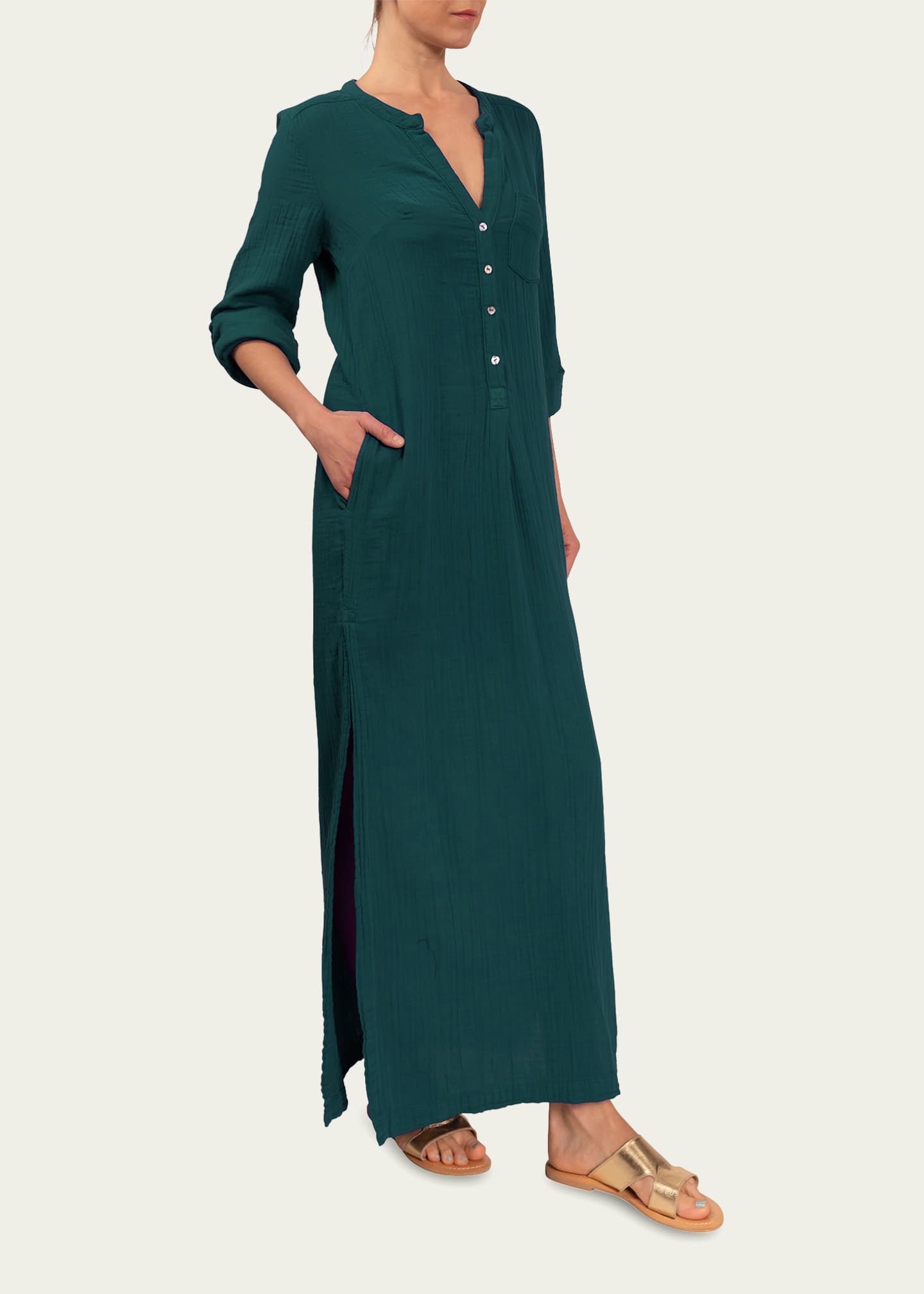 Everyday Ritual Tracey Gauze Kaftan Coverup Dress Bergdorf Goodman