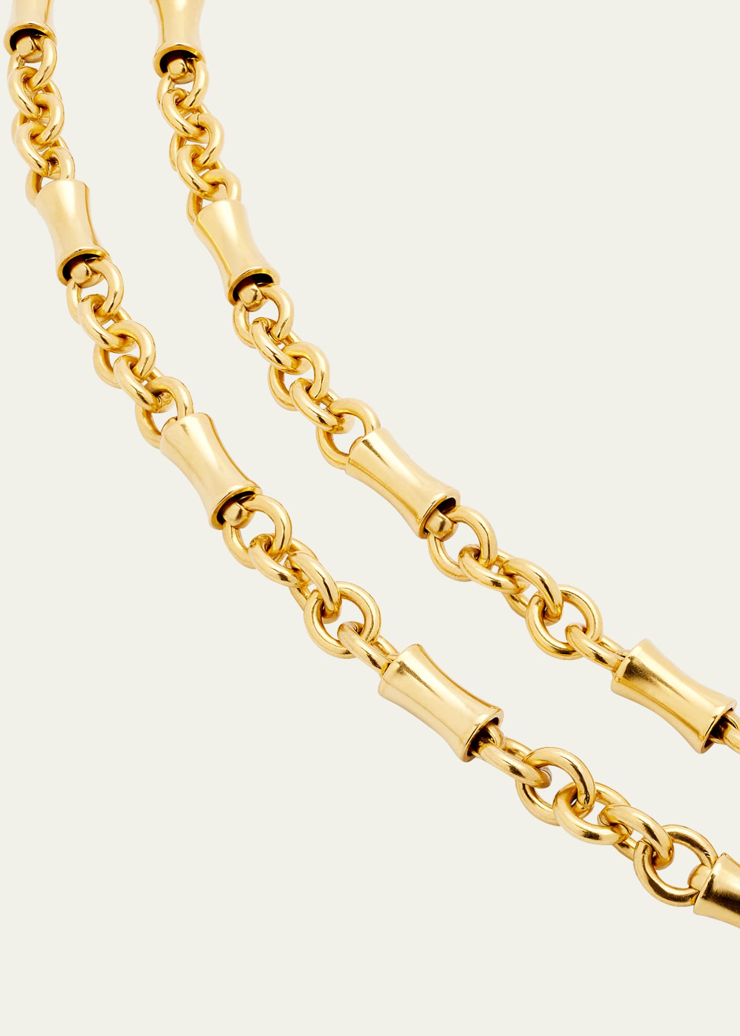 Ben-Amun Gold Chain Toggle Necklace, 34"L Image 3 of 4