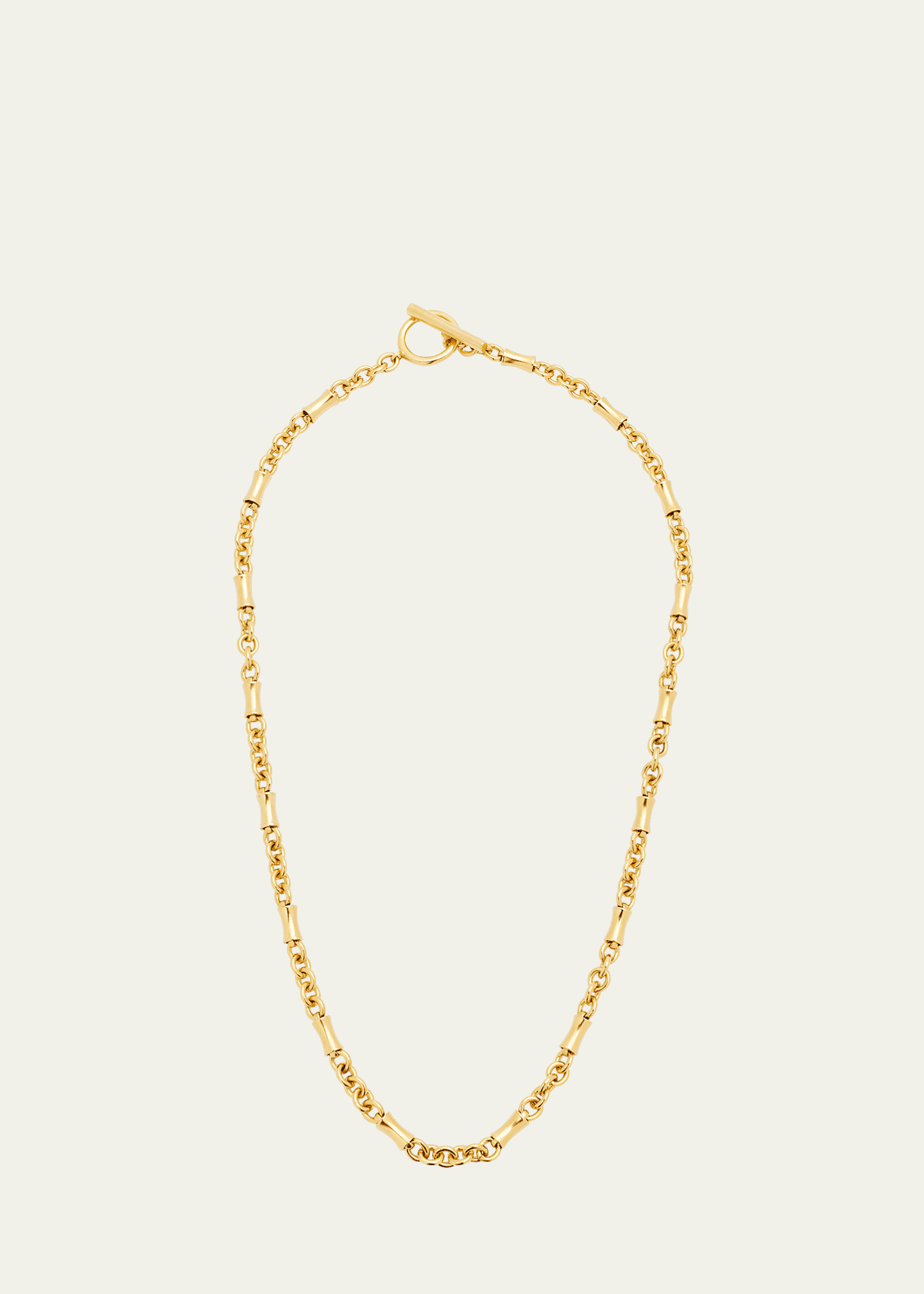 Ben-Amun Gold Chain Toggle Necklace, 34"L Image 1 of 4