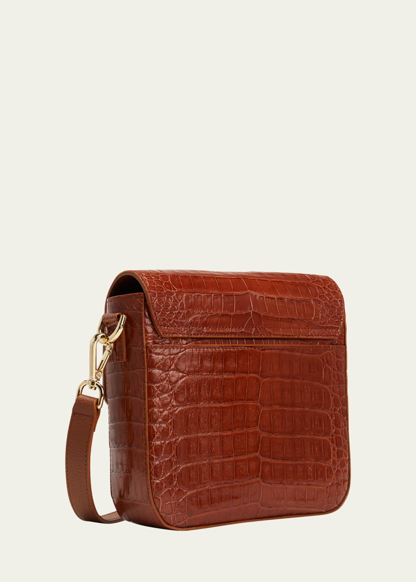 Maria Oliver Olivia Crocodile Crossbody Bag Image 3 of 5