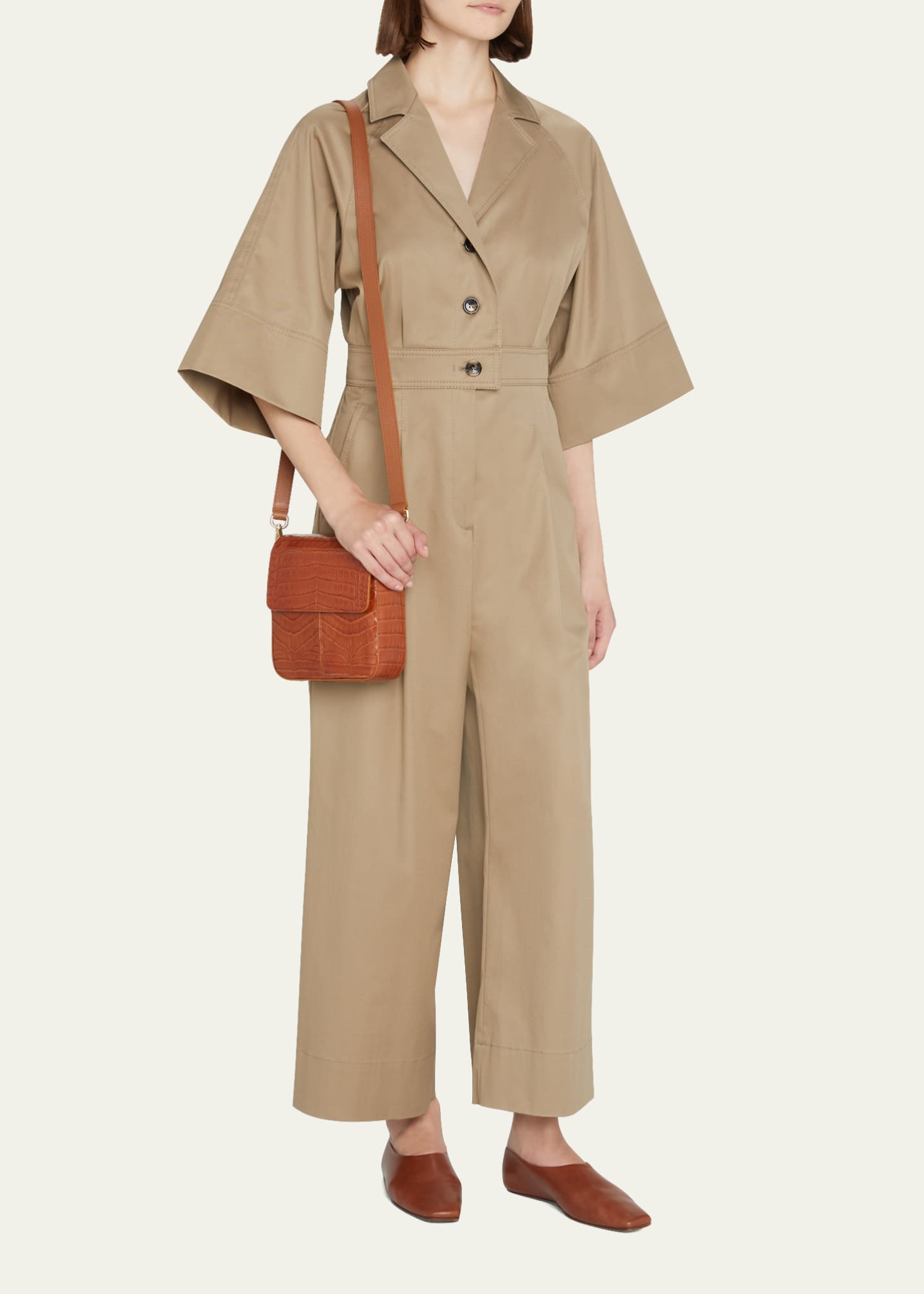 Maria Oliver Olivia Crocodile Crossbody Bag Image 5 of 5