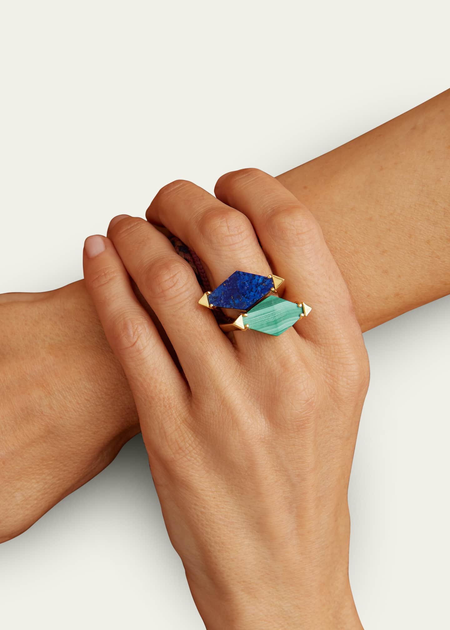 Aliita Deco Rombo Ring with Lapis Lazuli Image 2 of 2