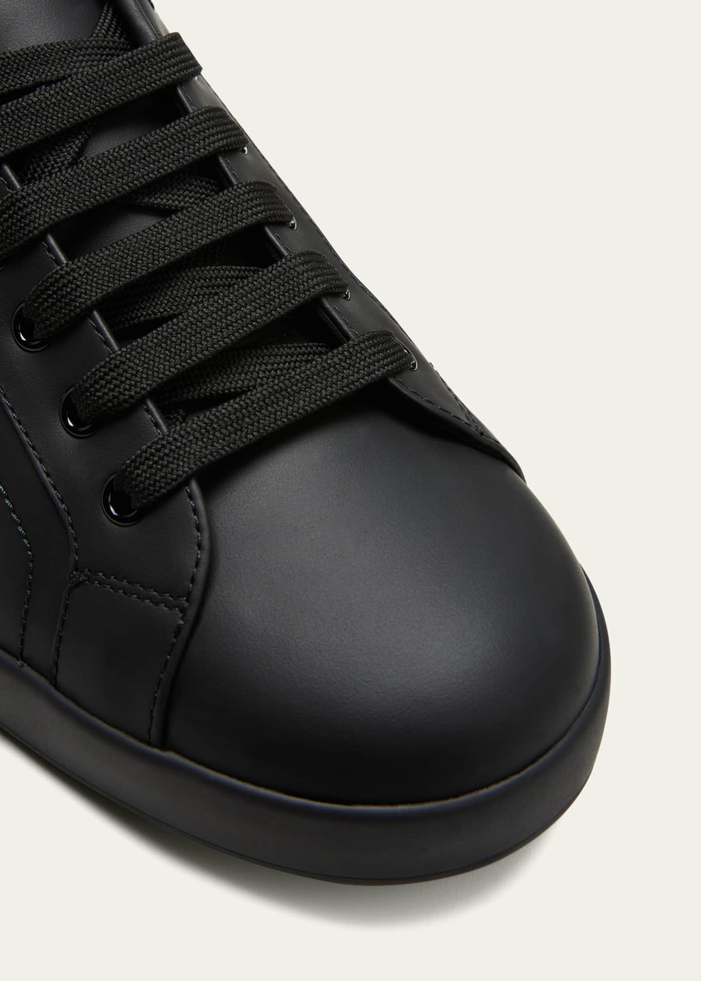 Men's Portofino Leather Low-Top Sneakers