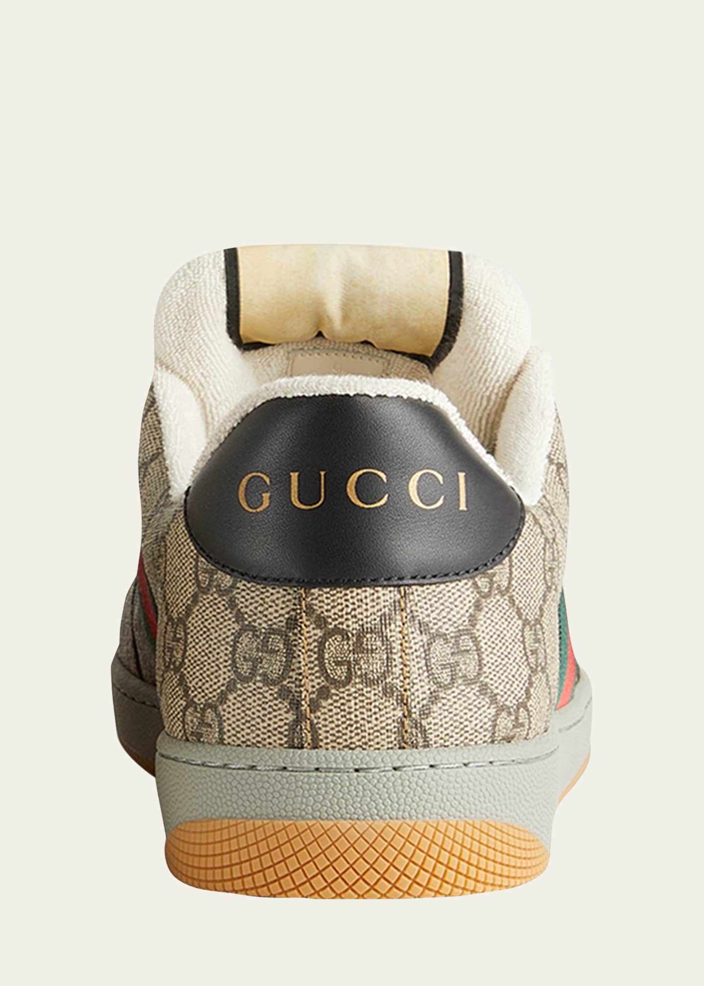 【関税＆送料込み】Gucci Screener Low-Top Sneakers Gucci Men's Screener GG Canvas Low-Top Sneakers - Bergdorf