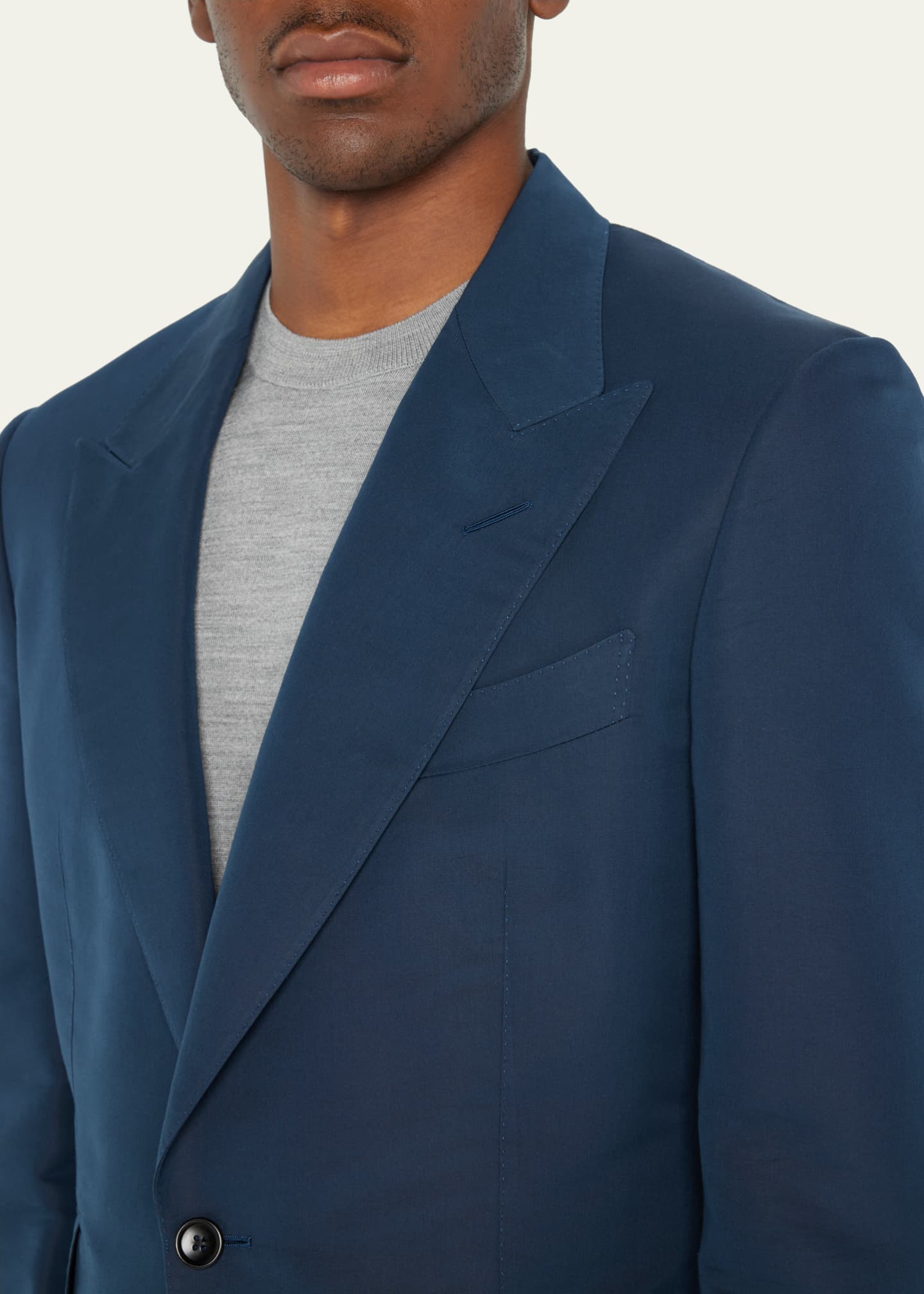 TOM FORD Men's Shelton PieceDyed Poplin Suit Bergdorf Goodman