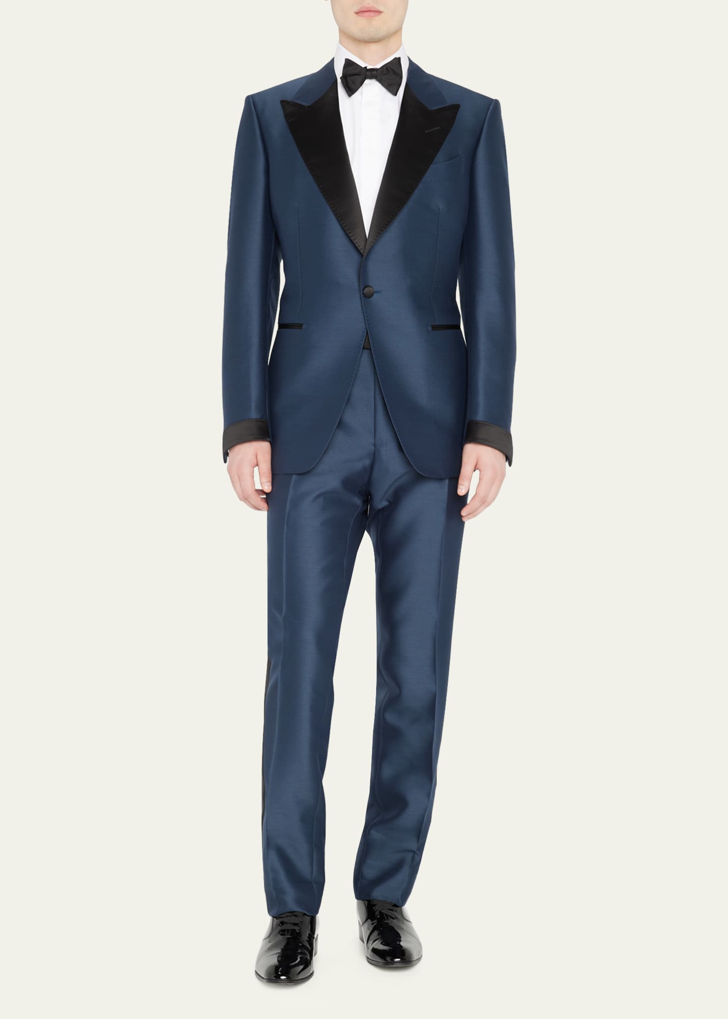 TOM FORD Men's Shelton Tuxedo with Contrast Trim - Bergdorf Goodman
