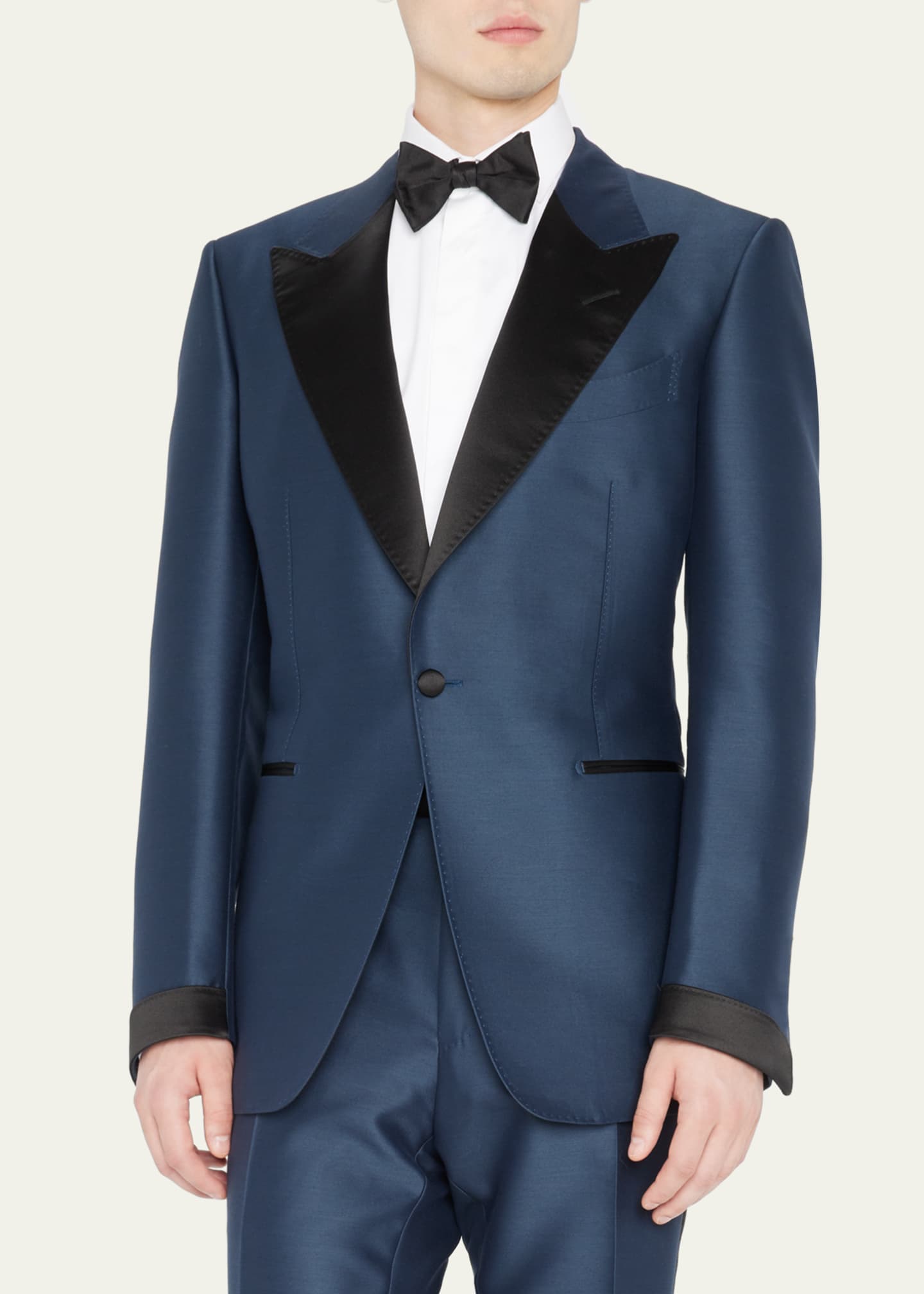 Tom ford navy blue tuxedo hotsell