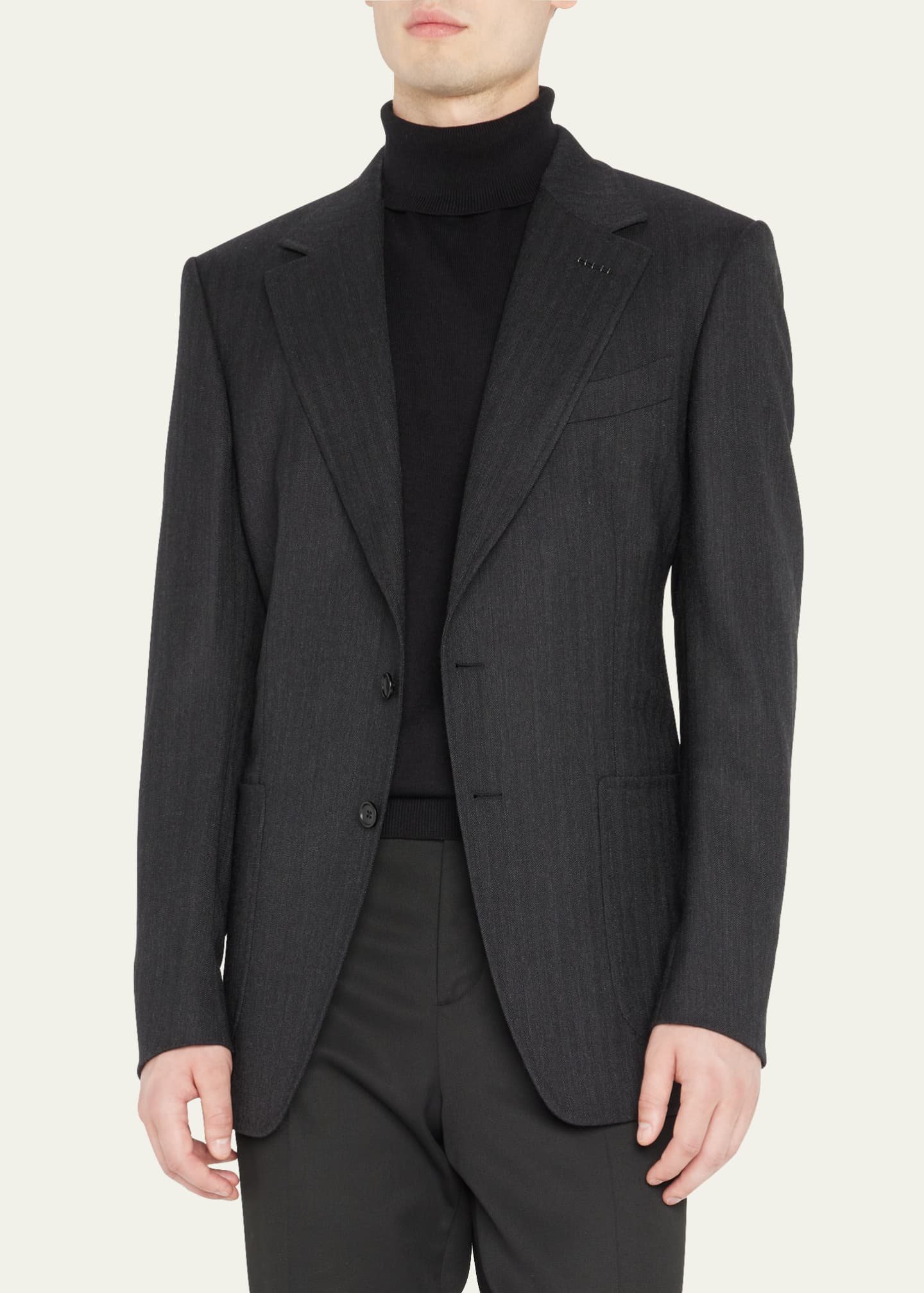 TOM FORD Men's Shelton Herringbone Dinner Jacket - Bergdorf Goodman