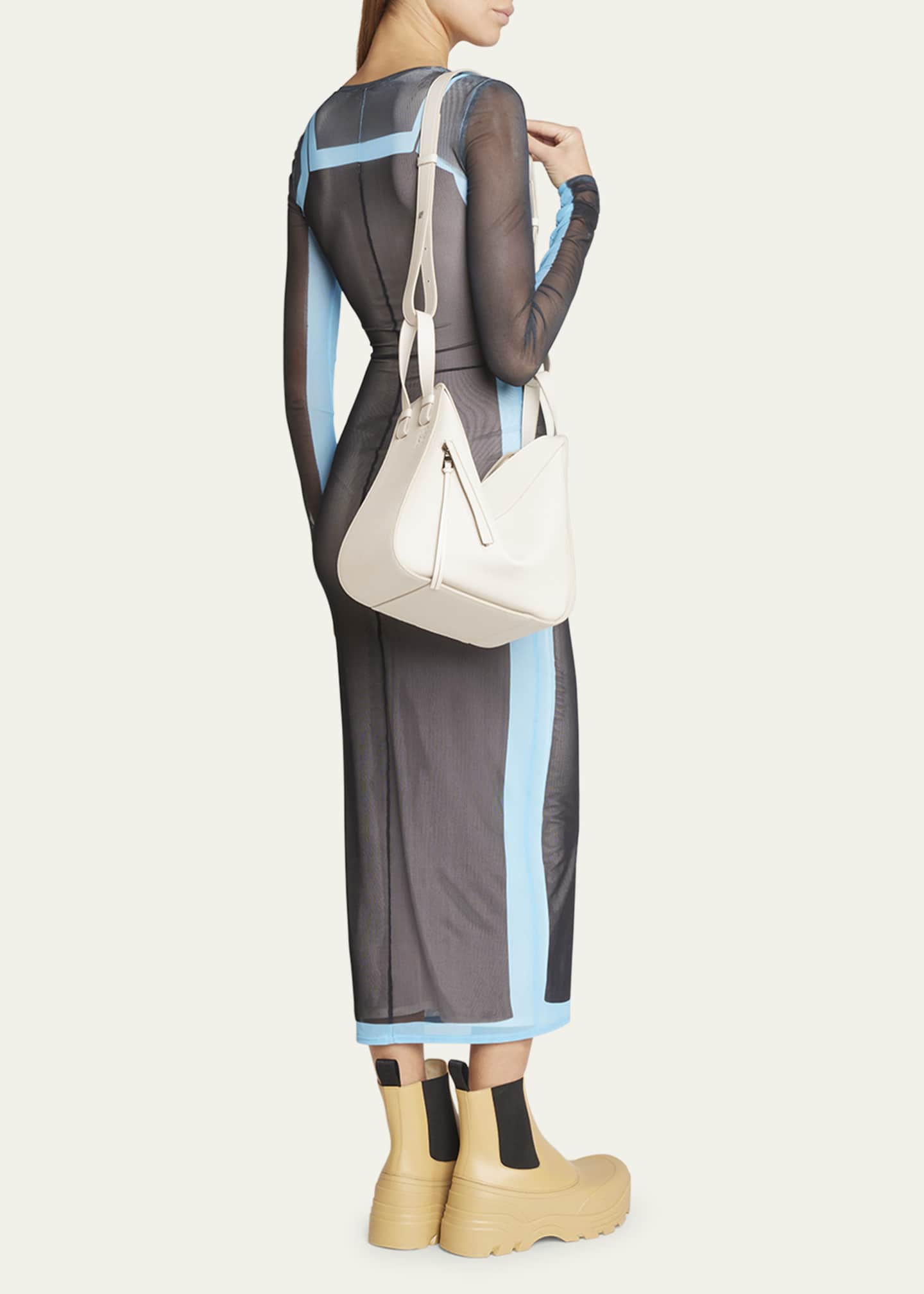 Loewe Hammock Small Leather Convertible Crossbody Bag