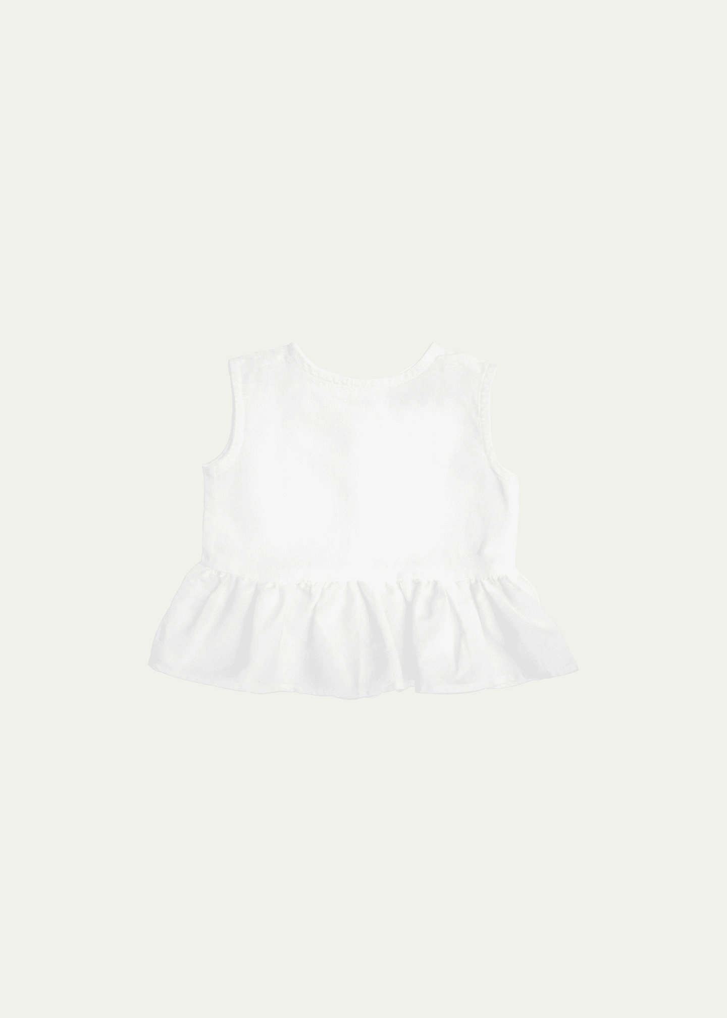 Louelle Girl's Peplum Top, Size Newborn-24M Image 1 of 2
