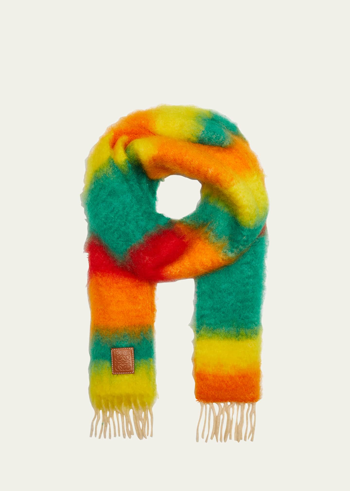 Loewe Striped Mohair Scarf