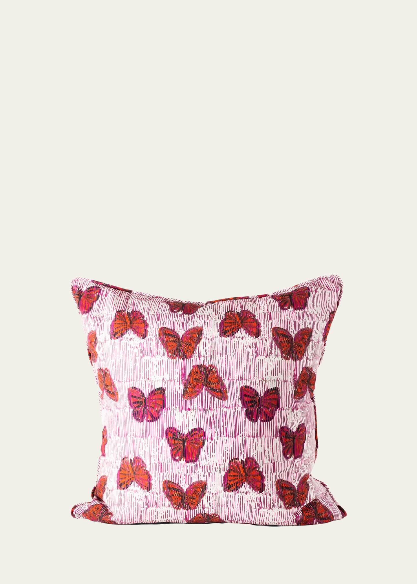 Pink sales butterfly pillow
