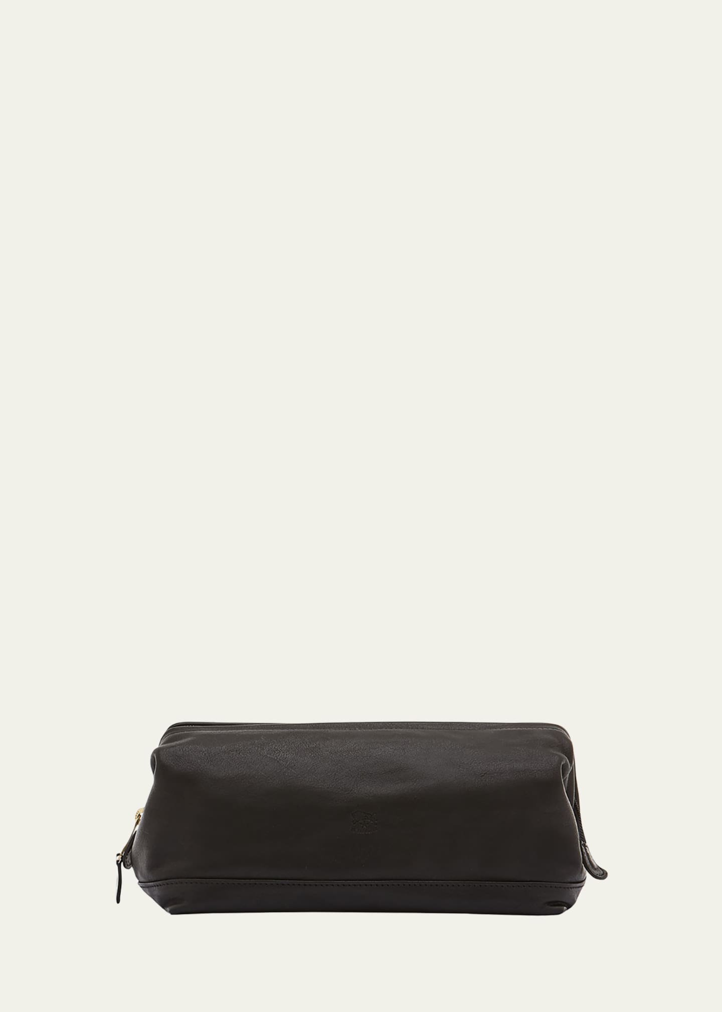 Il Bisonte Men's Leather Travel Toiletry Case Image 1 of 4