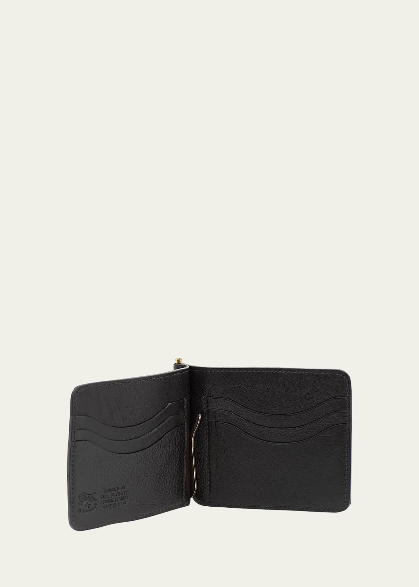 Il Bisonte Men's Leather Bifold Wallet w/ Money Clip - Bergdorf Goodman