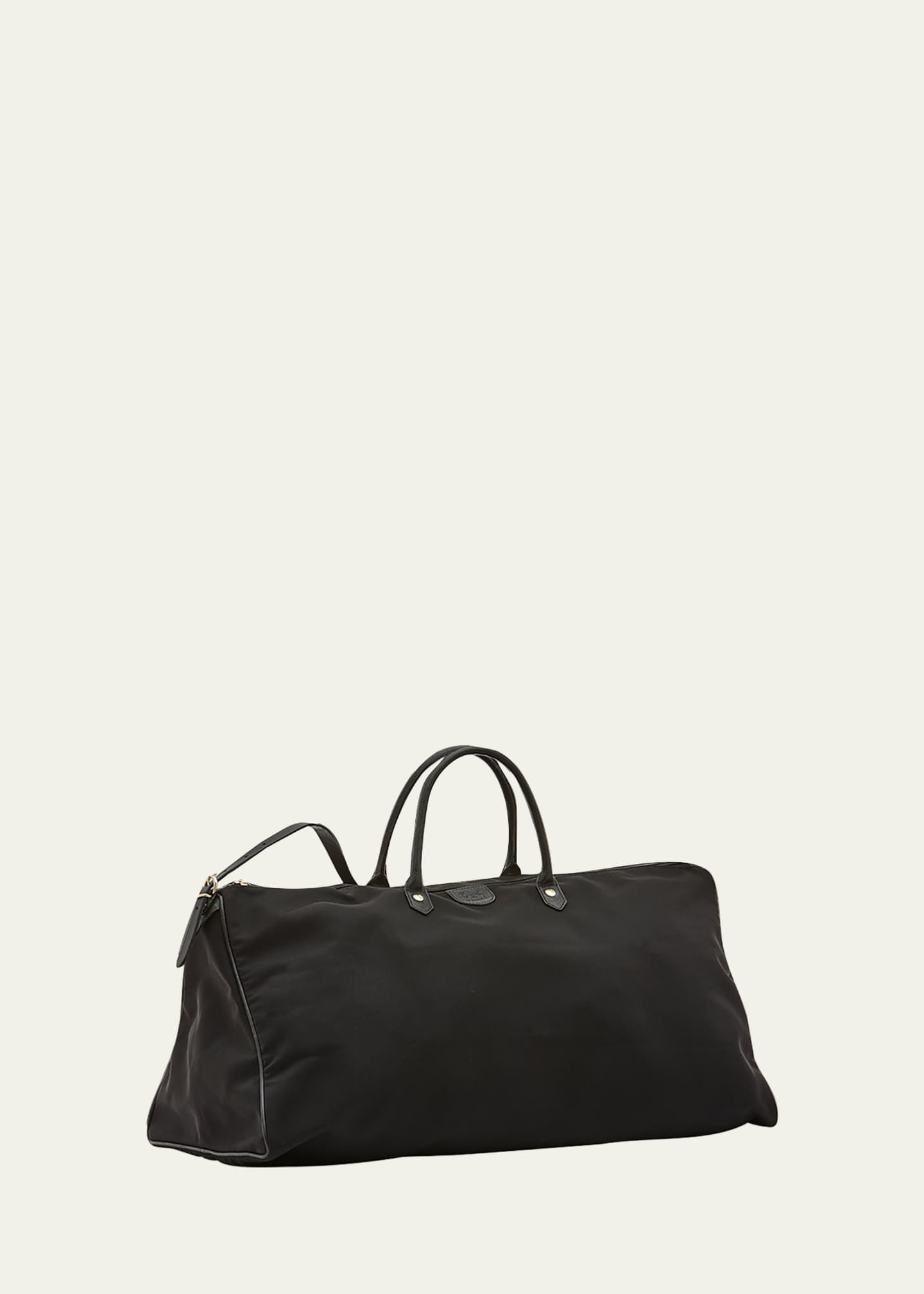 Il Bisonte Men's Canvas-Leather Travel Duffle Bag