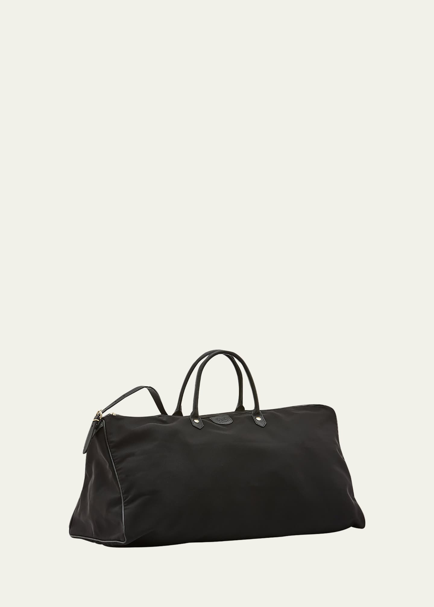 Il Bisonte Men's Canvas-Leather Travel Duffle Bag Image 4 of 4