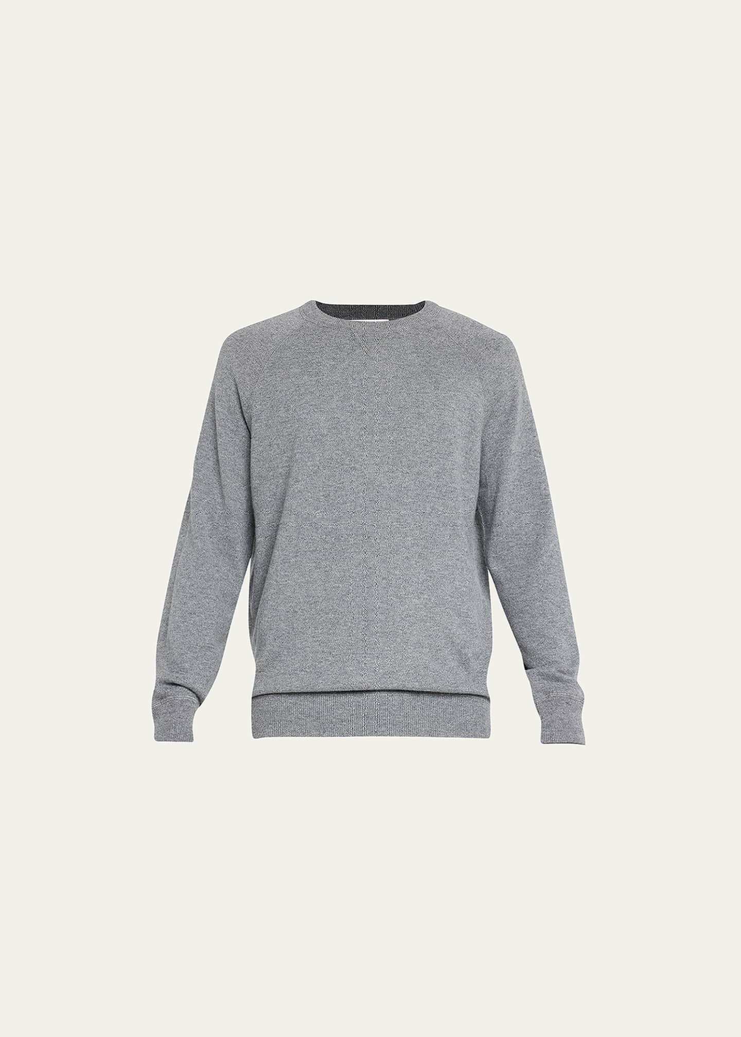 Brunello Cucinelli Men's Cashmere Crewneck Sweater Image 1 of 5