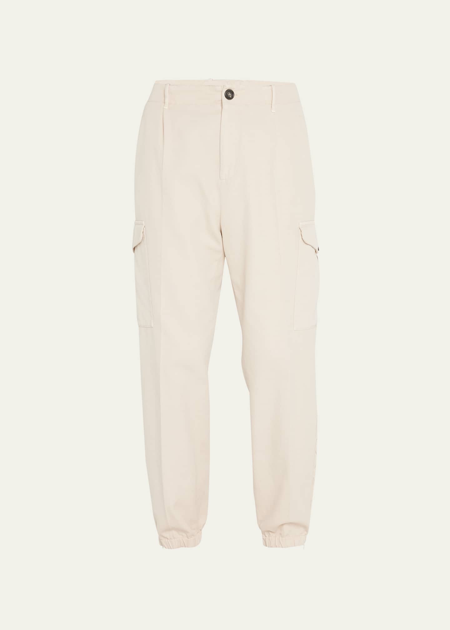 Brunello Cucinelli Beige Polyamide Joggers main image 0