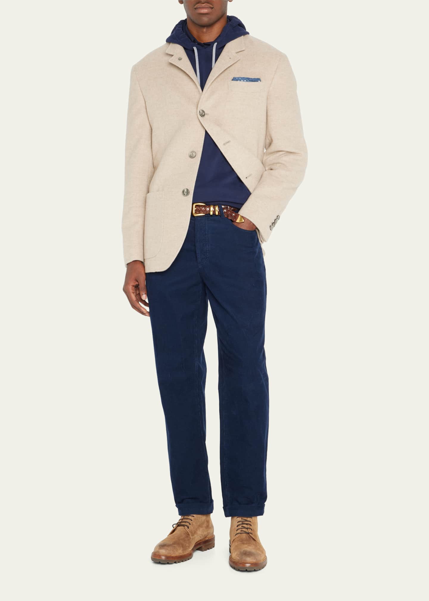 Brunello Cucinelli Men's Cashmere Blazer Jacket Bergdorf Goodman