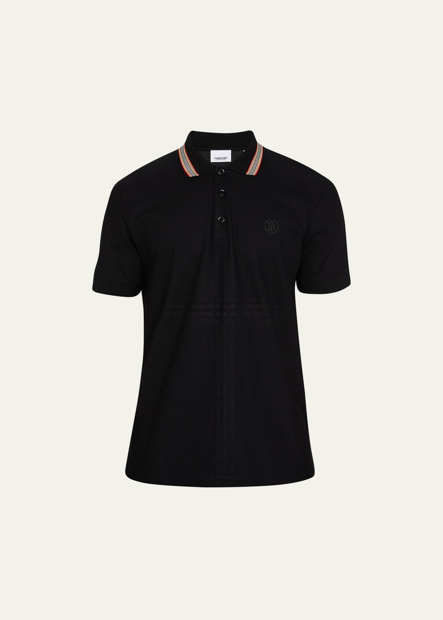 Burberry icon discount stripe polo