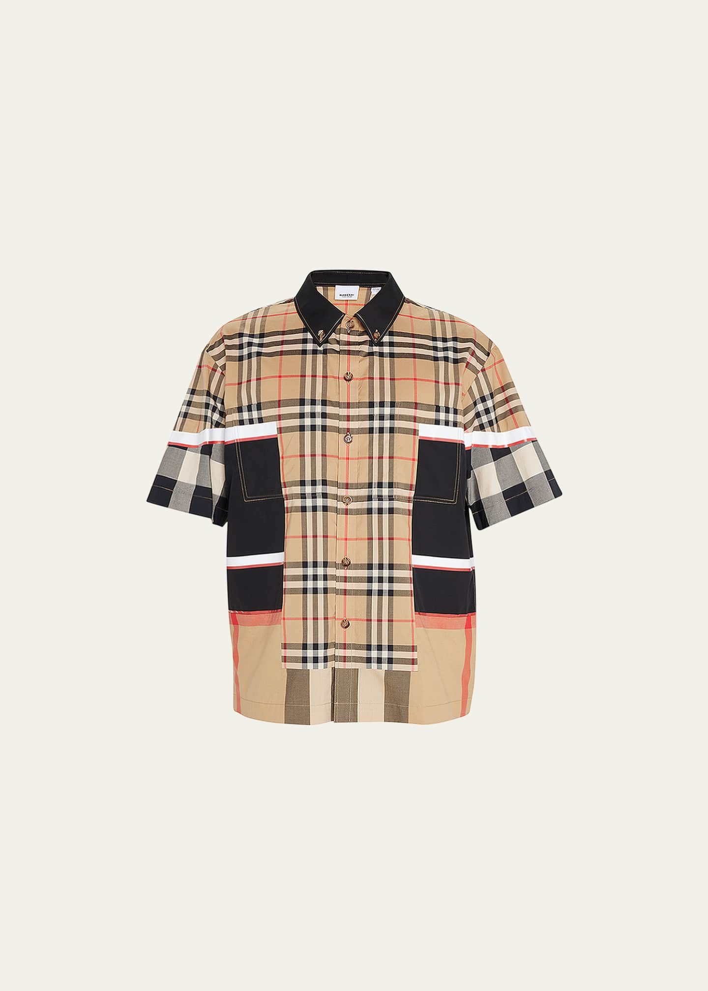 Burberry men shirt sale store