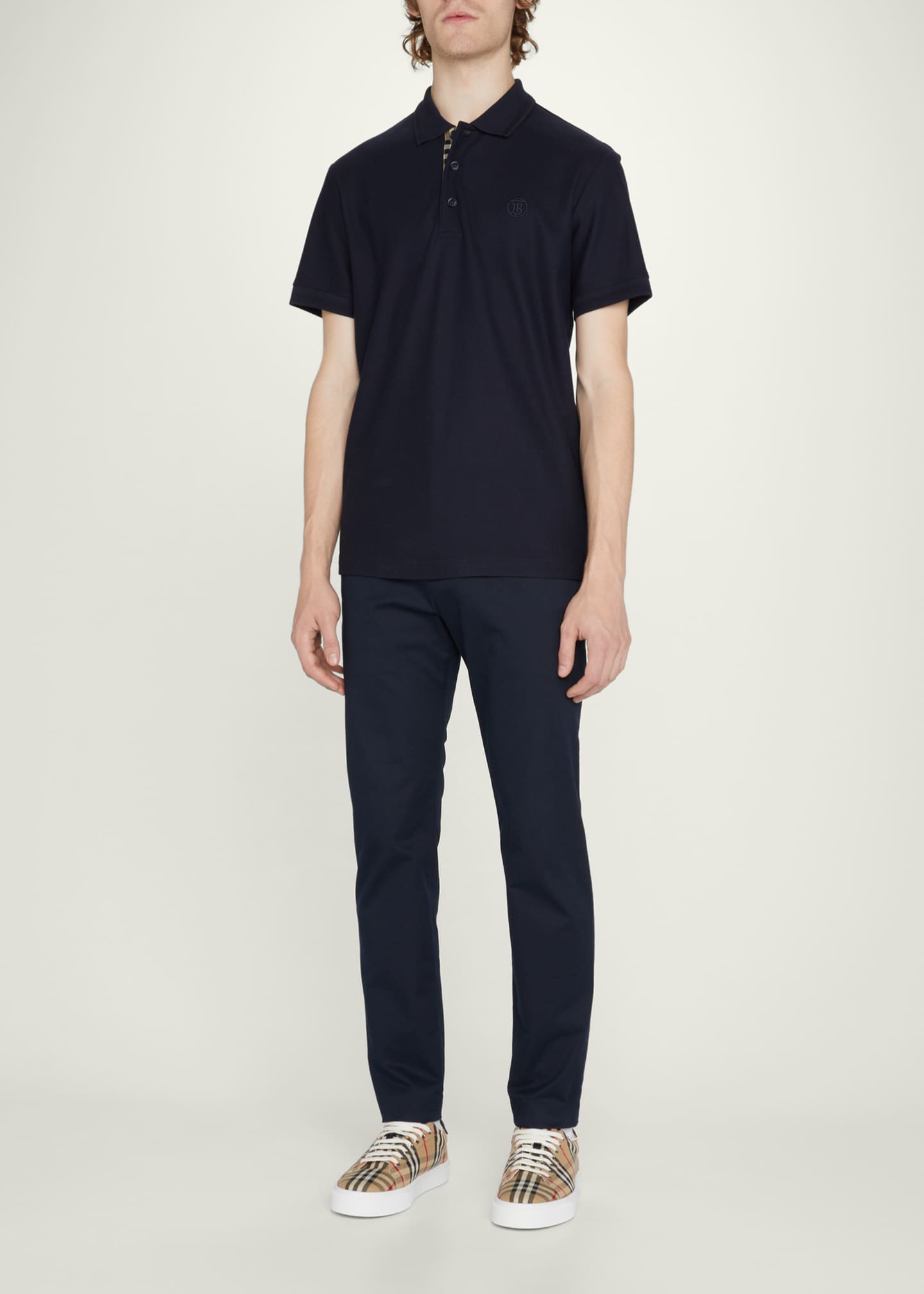 Burberry Men's Eddie TB Polo Shirt - Bergdorf Goodman