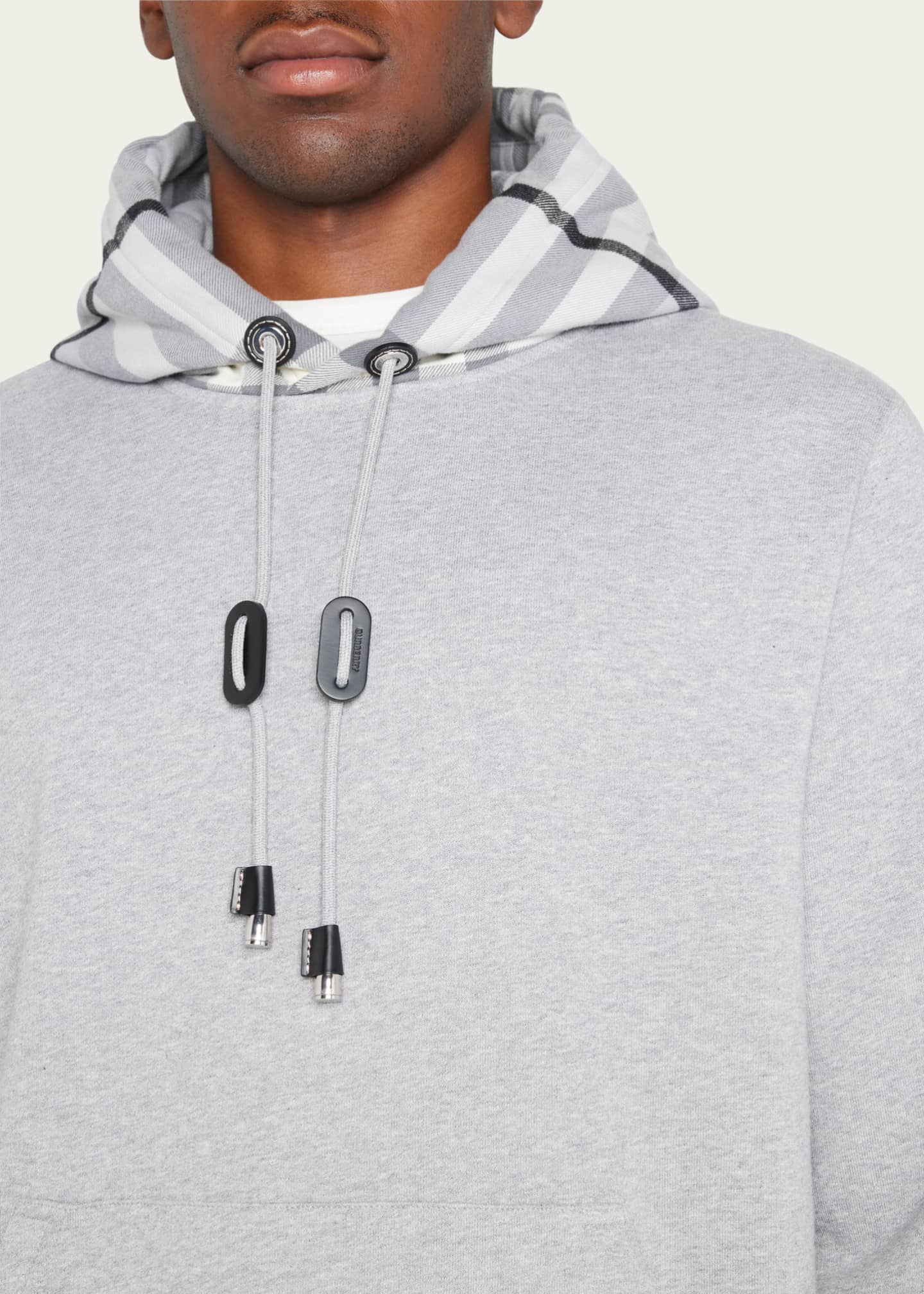 Burberry Men's Samuel Check Hoodie - Bergdorf Goodman