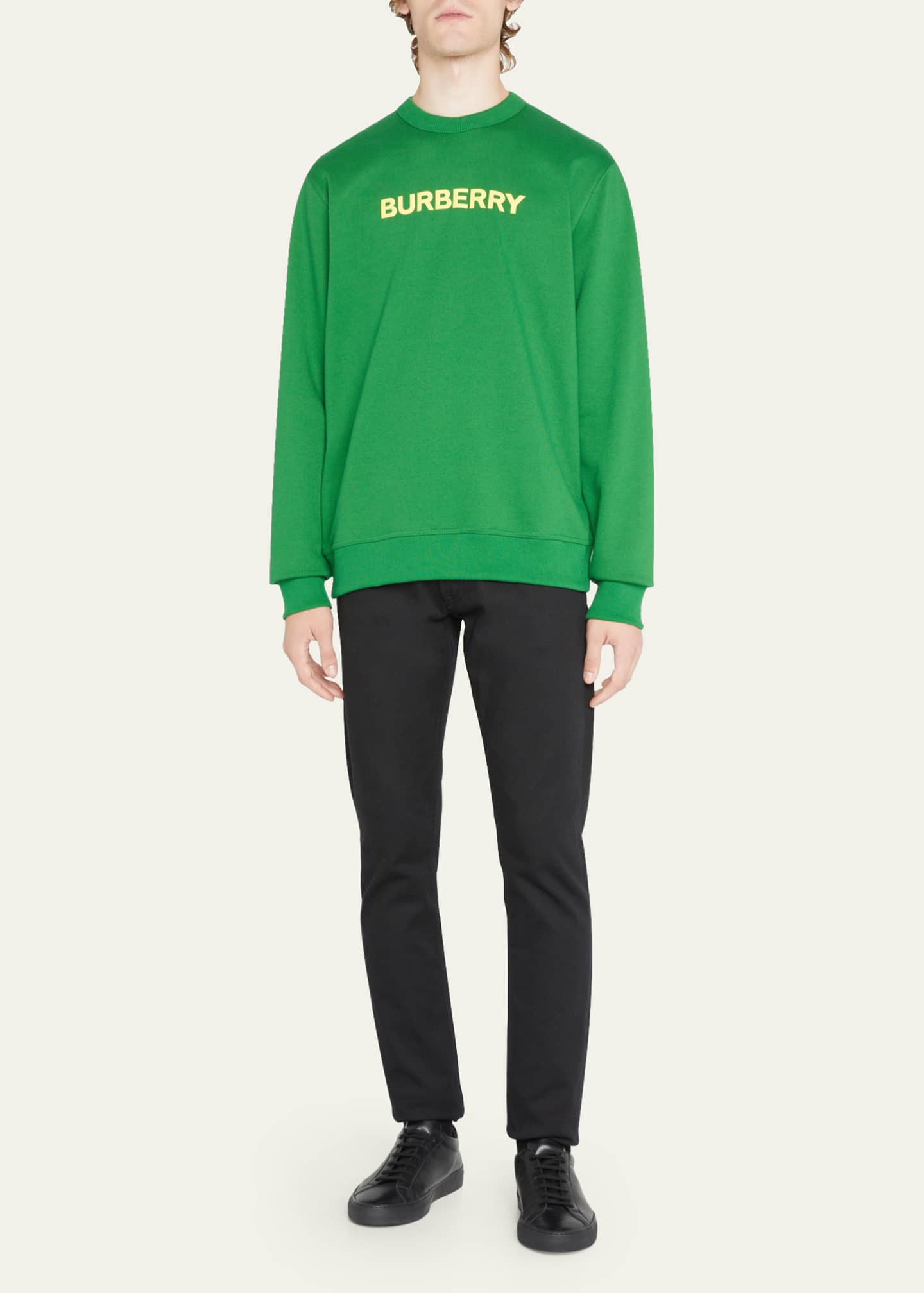Burberry green sweatshirt hot sale