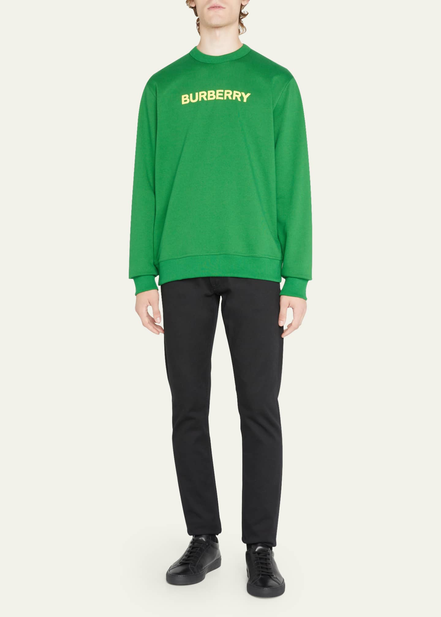 Burberry Men's Burlow Logo Sweatshirt - Bergdorf Goodman