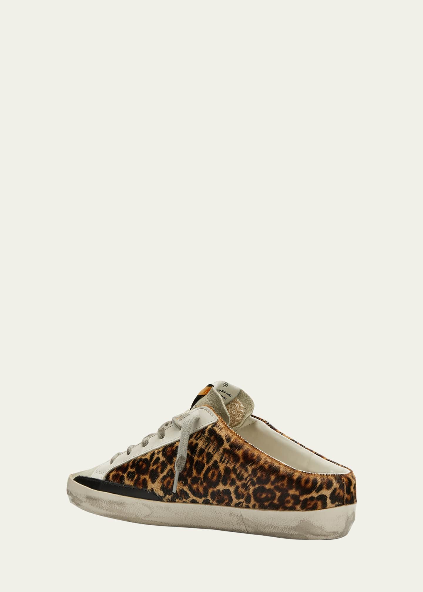 Golden Goose Superstar Sabot Leopard-Print Sneakers Image 4 of 5