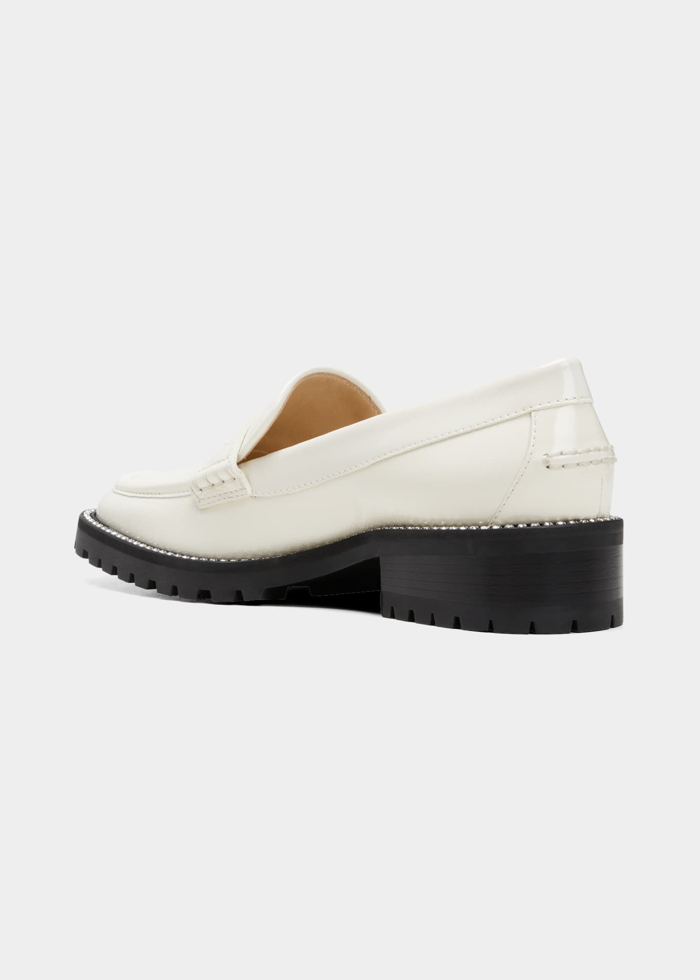Jimmy Choo Deanna Leather Penny Loafers - Bergdorf Goodman