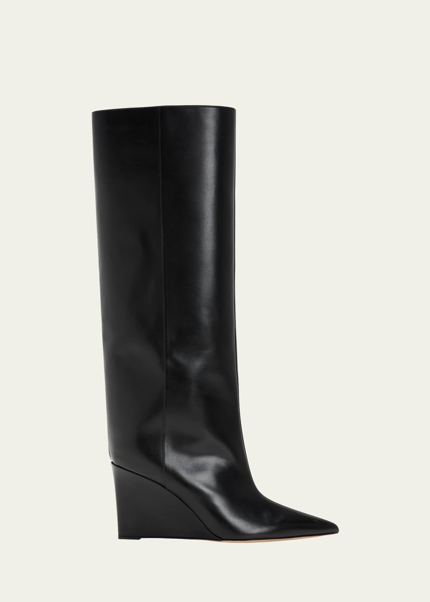 Jimmy Choo Blake Tall Leather Wedge Boots Bergdorf Goodman