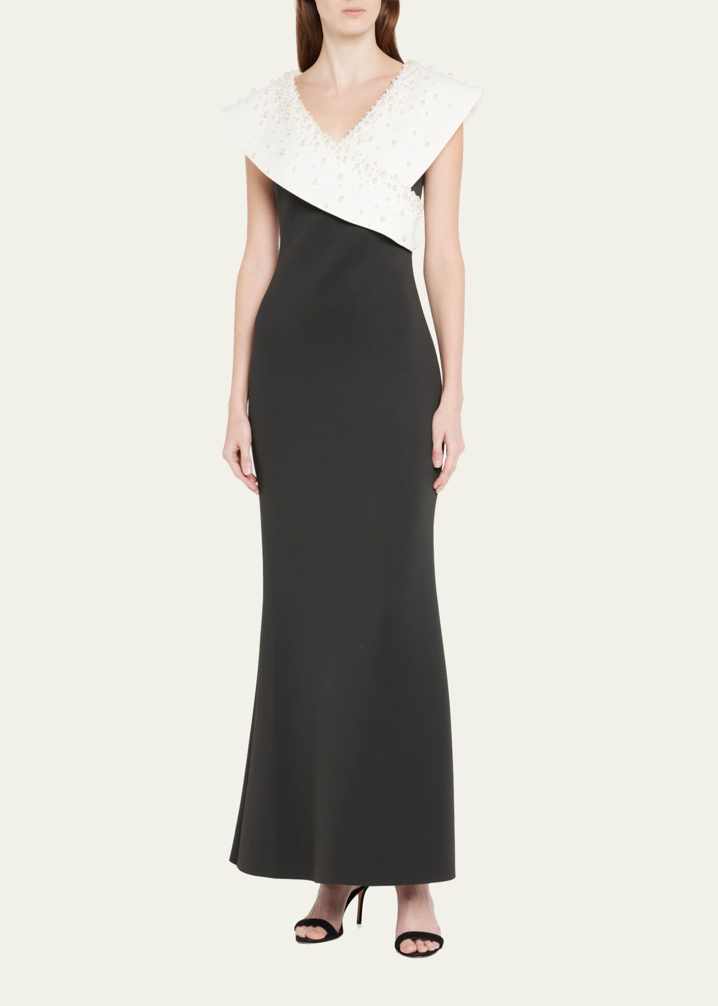 black and white abaya