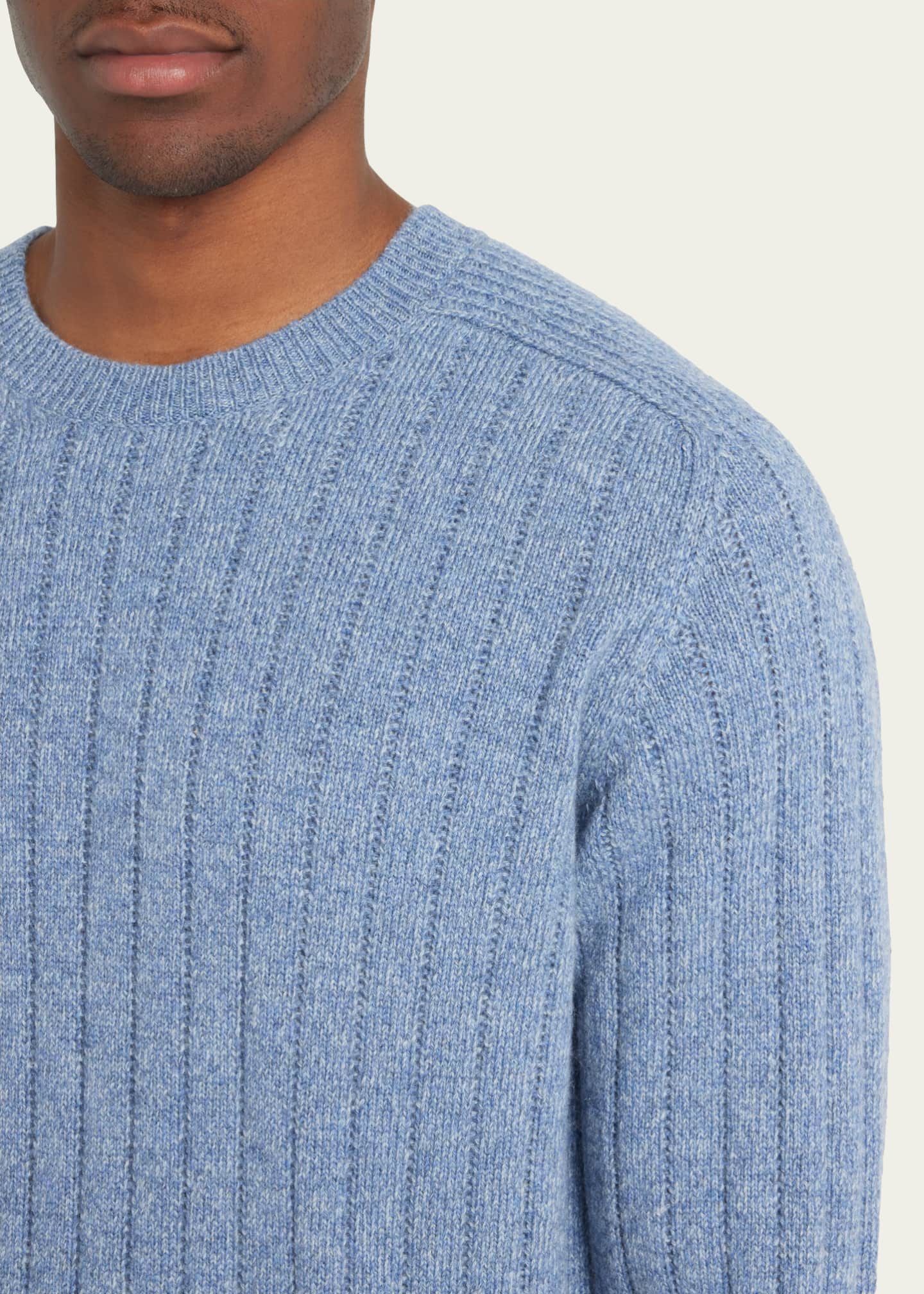 Bergdorf Goodman Men s 7GG Cashmere Rib Crewneck Sweater