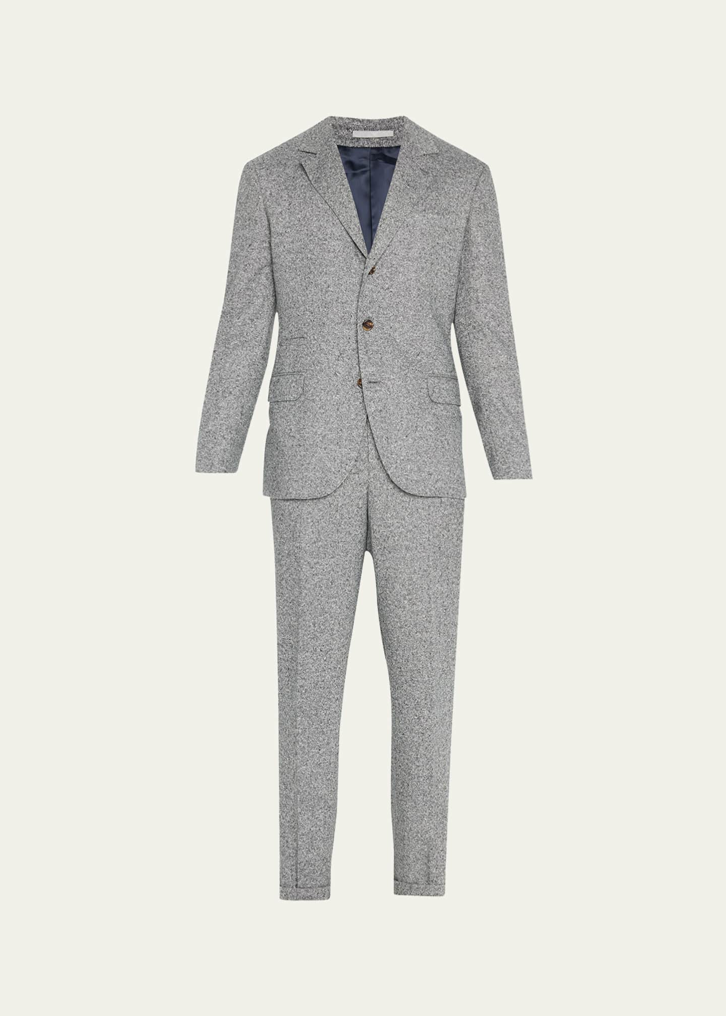 Brunello Cucinelli Men's WoolCashmere TwoPiece Suit Bergdorf Goodman