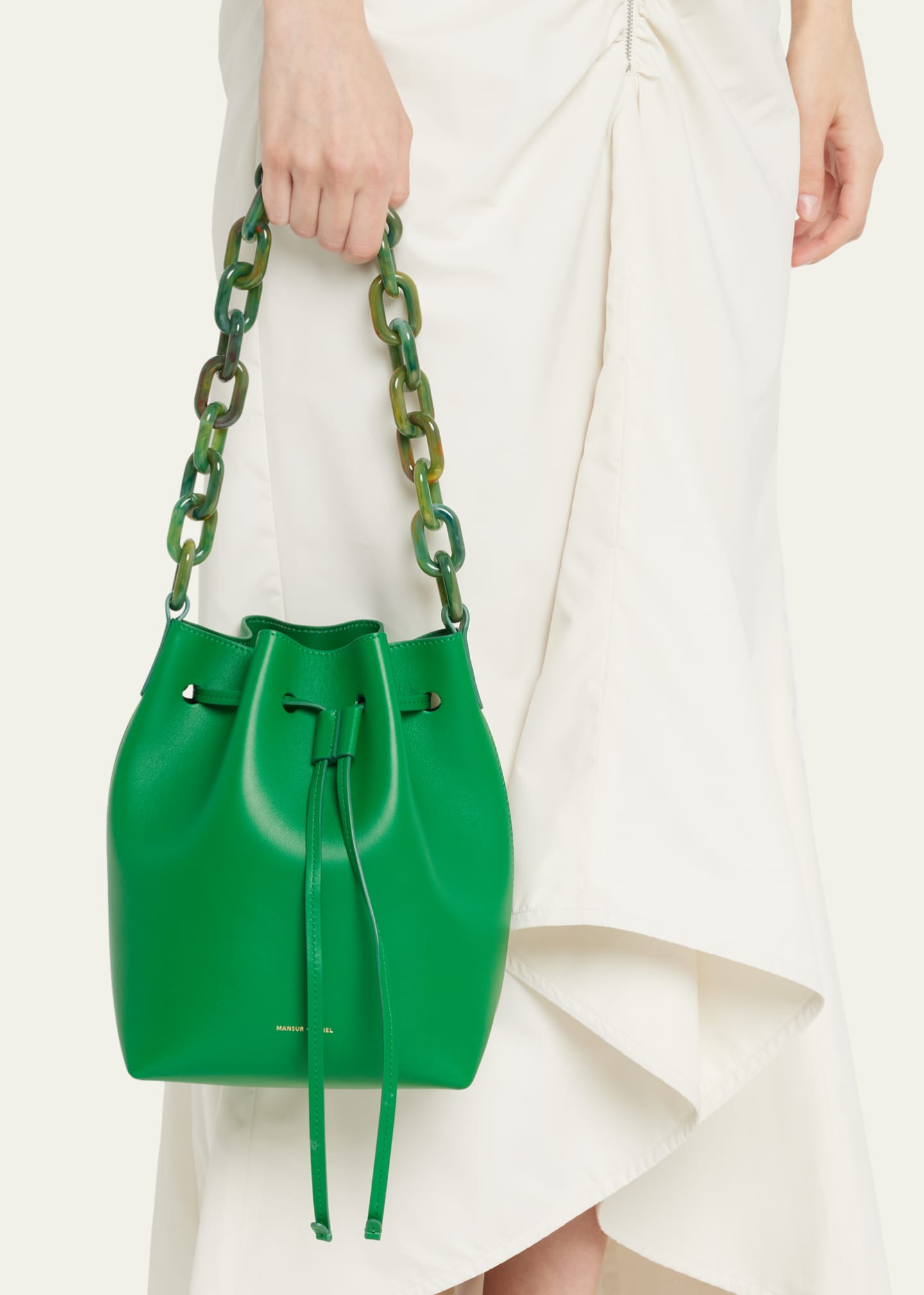 Mansur Gavriel Twist Drawstring Bucket Bag Bergdorf Goodman