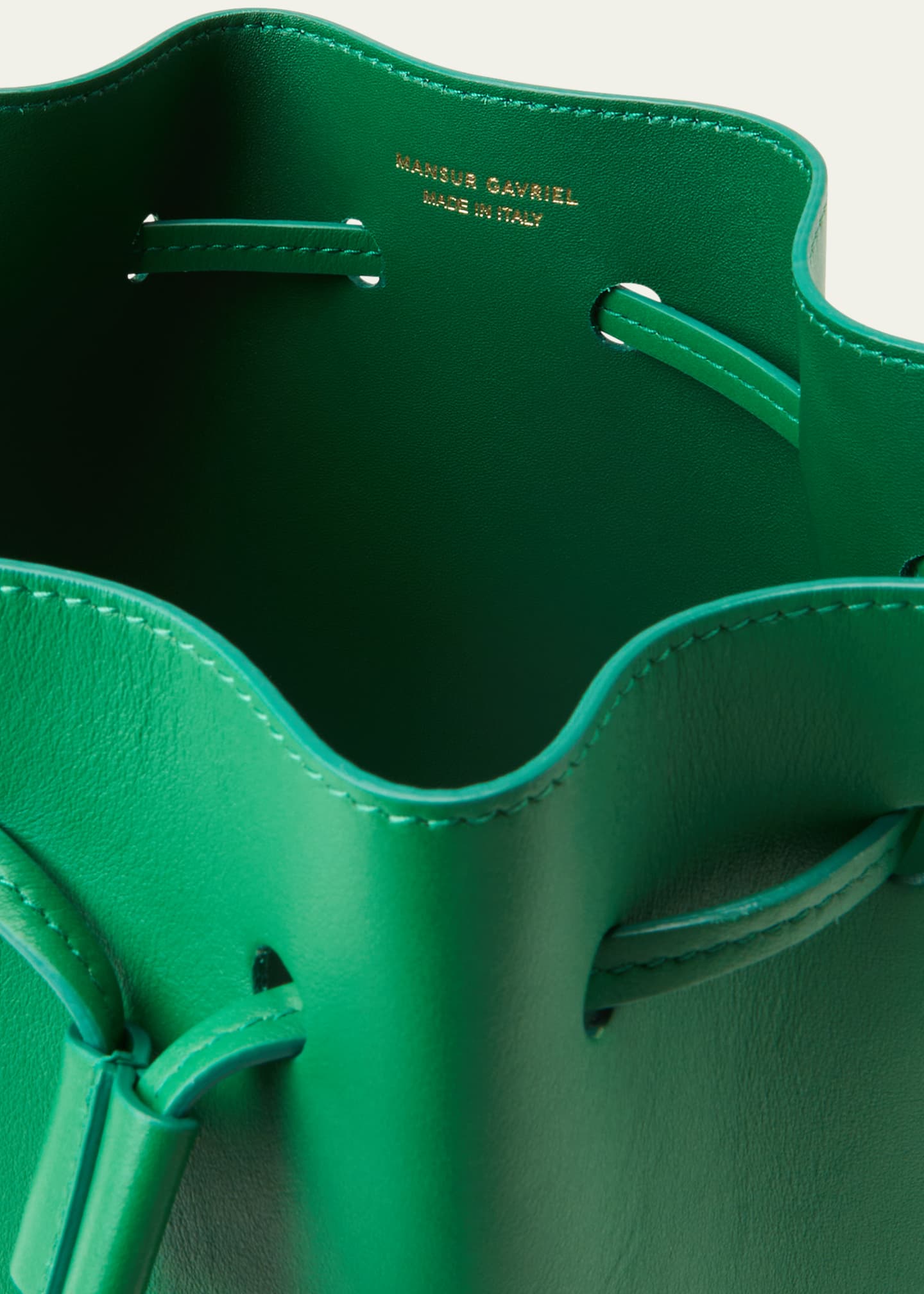 Mansur Gavriel Twist Drawstring Bucket Bag Bergdorf Goodman