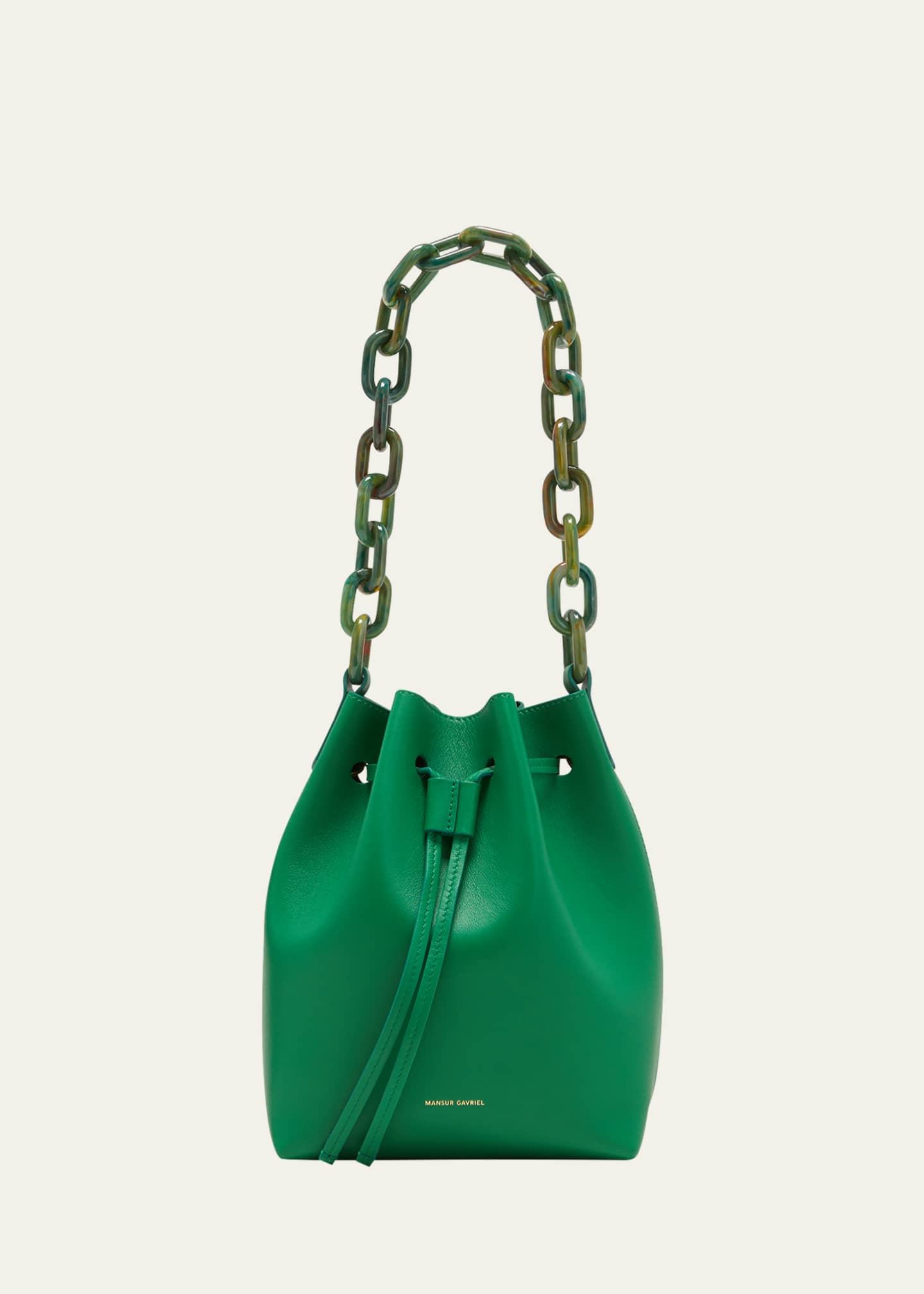 Mansur Gavriel Twist Drawstring Bucket Bag Bergdorf Goodman