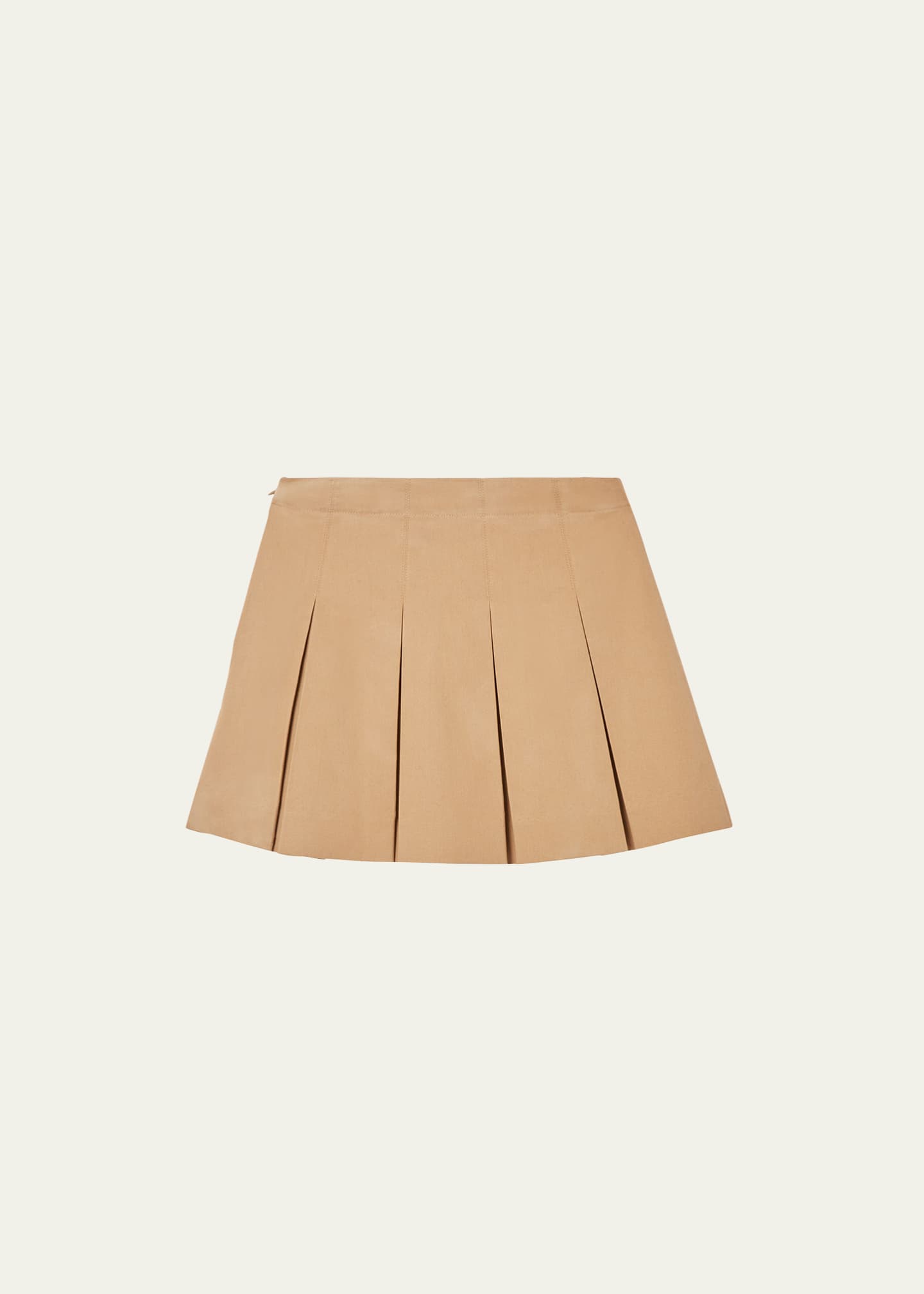 Burberry Girl s Gaya Monogram Embroidered Pleated Skirt Size 3 14