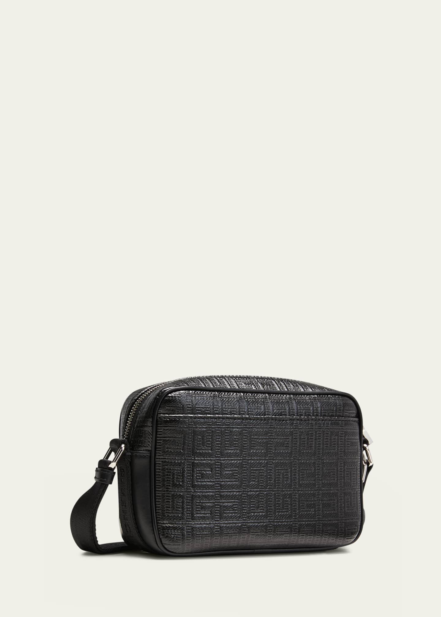 Givenchy Men's 4G-Embossed Logo Crossbody Camera Bag