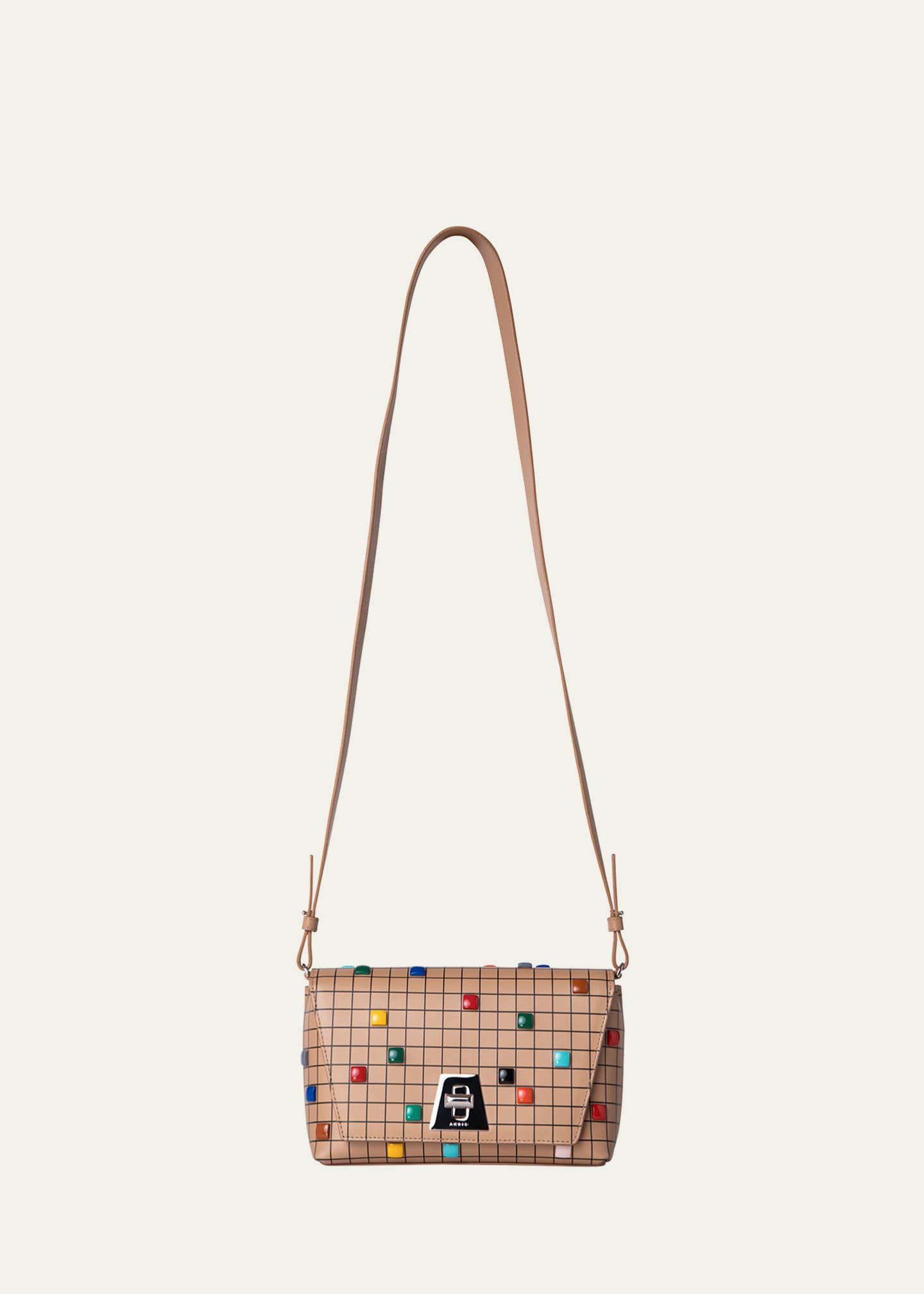 Akris Anouk The Order of Things Small Colorful Rivets Crossbody Bag ...