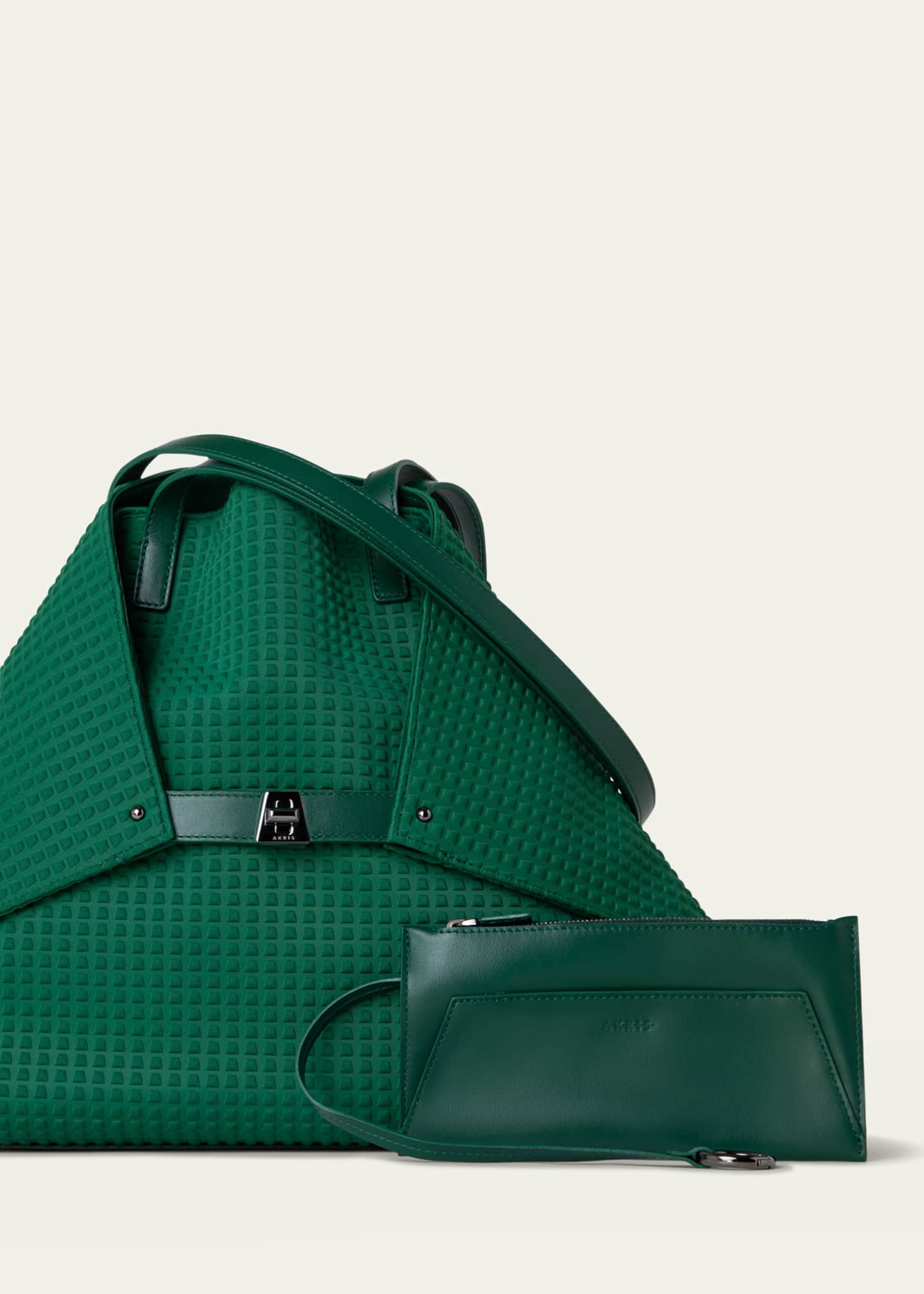 Akris Ai Small Braided Leather Convertible Shoulder Bag - Bergdorf Goodman