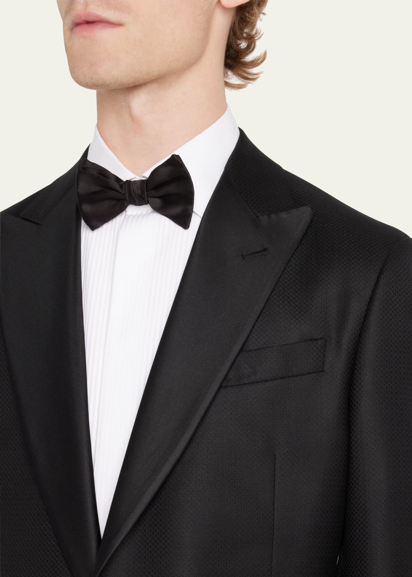 Giorgio Armani Men's Tonal Jacquard Tuxedo - Bergdorf Goodman