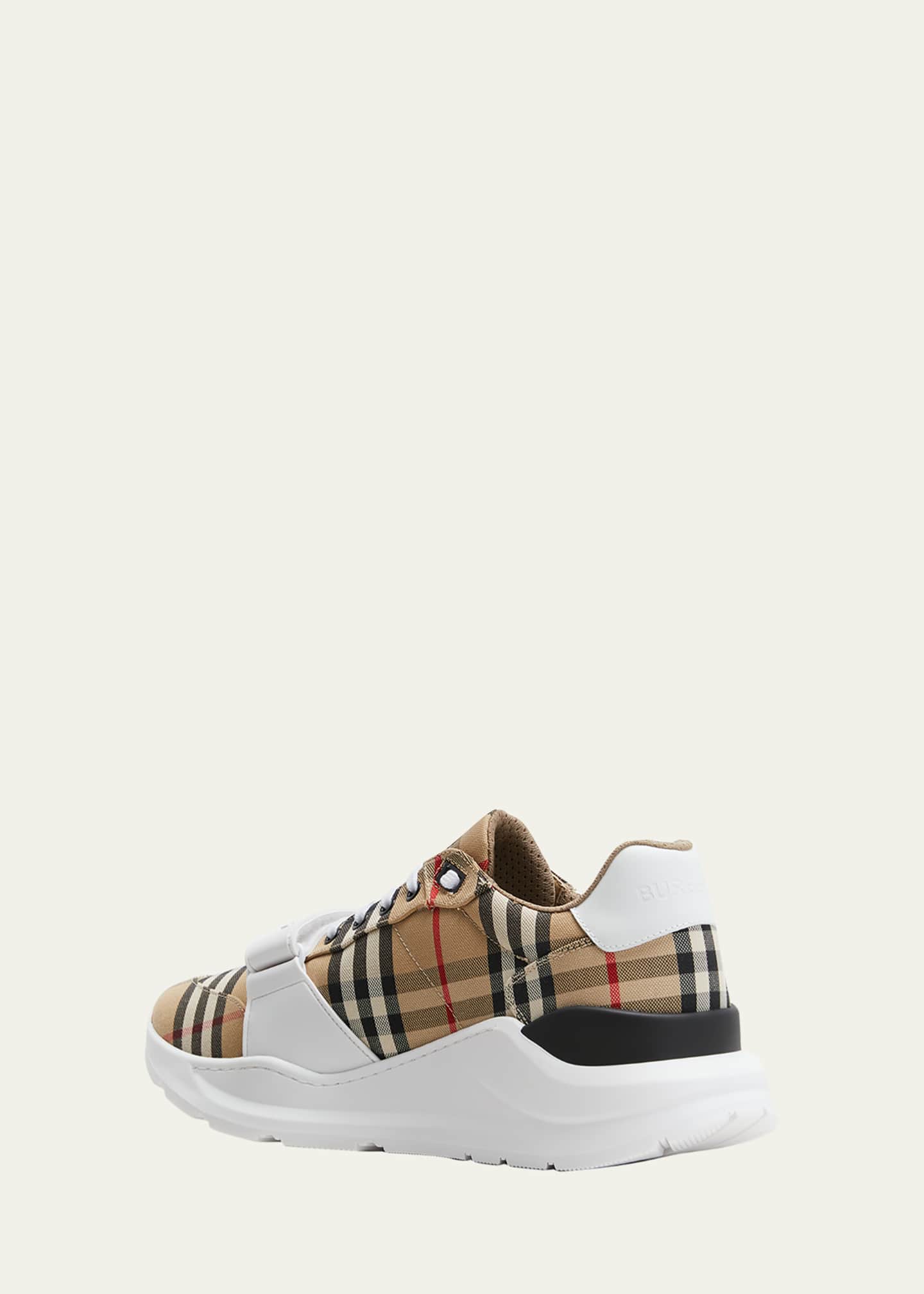 Burberry Men s Vintage Check Canvas Low Top Sneakers Burberry